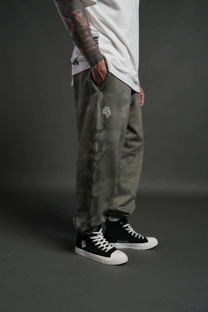 Our Mantra Lounger Sweat Pants in Lush Vintage Woodland Camo