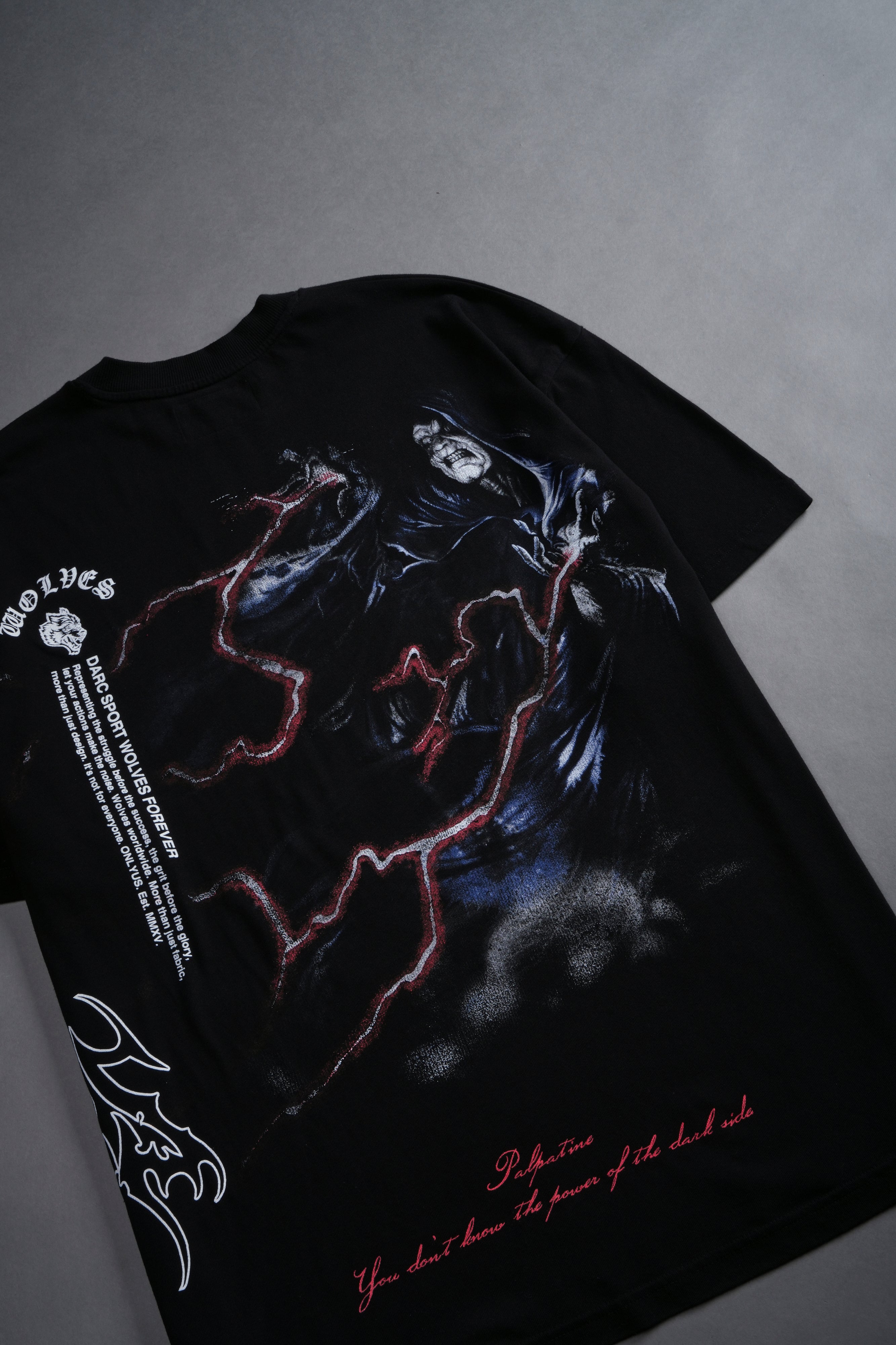 Palpatine "Side By Side" Series Premium Tee in Black