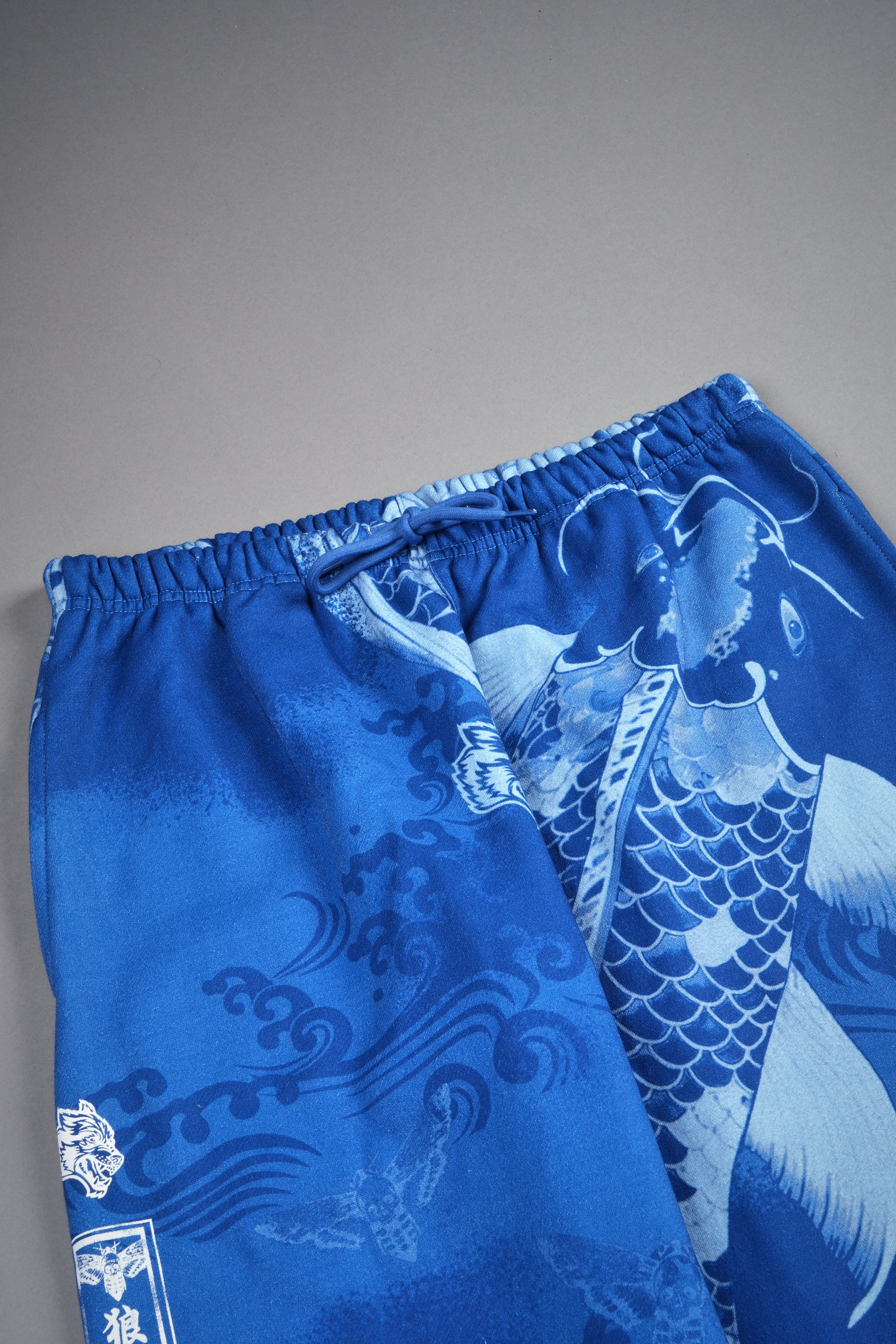 Darc Koi Lightweight Lounger Sweat Pants in Serenity Blue