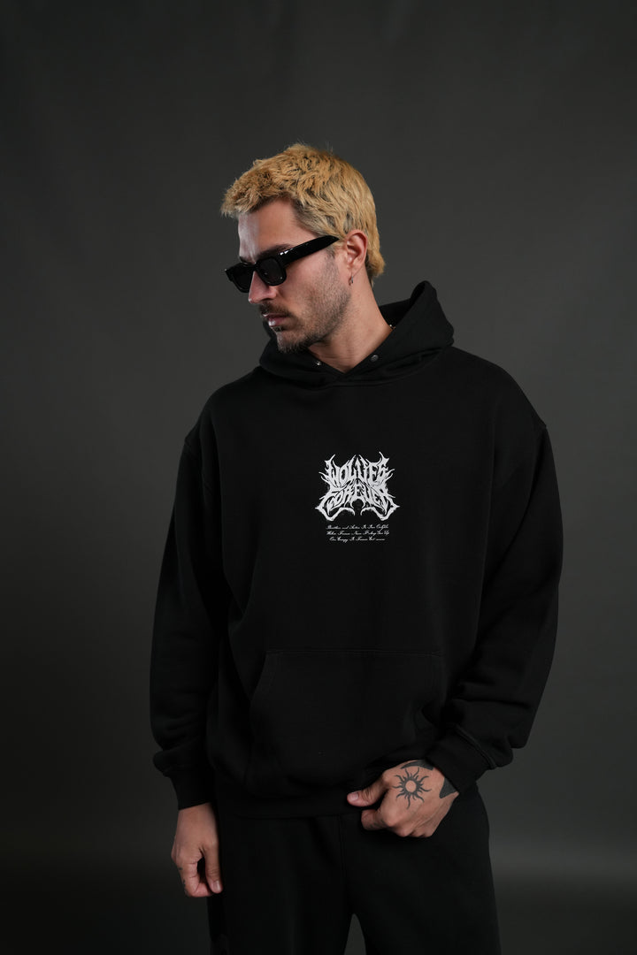 Sheer Loyalty "Pierce" Hoodie in Black