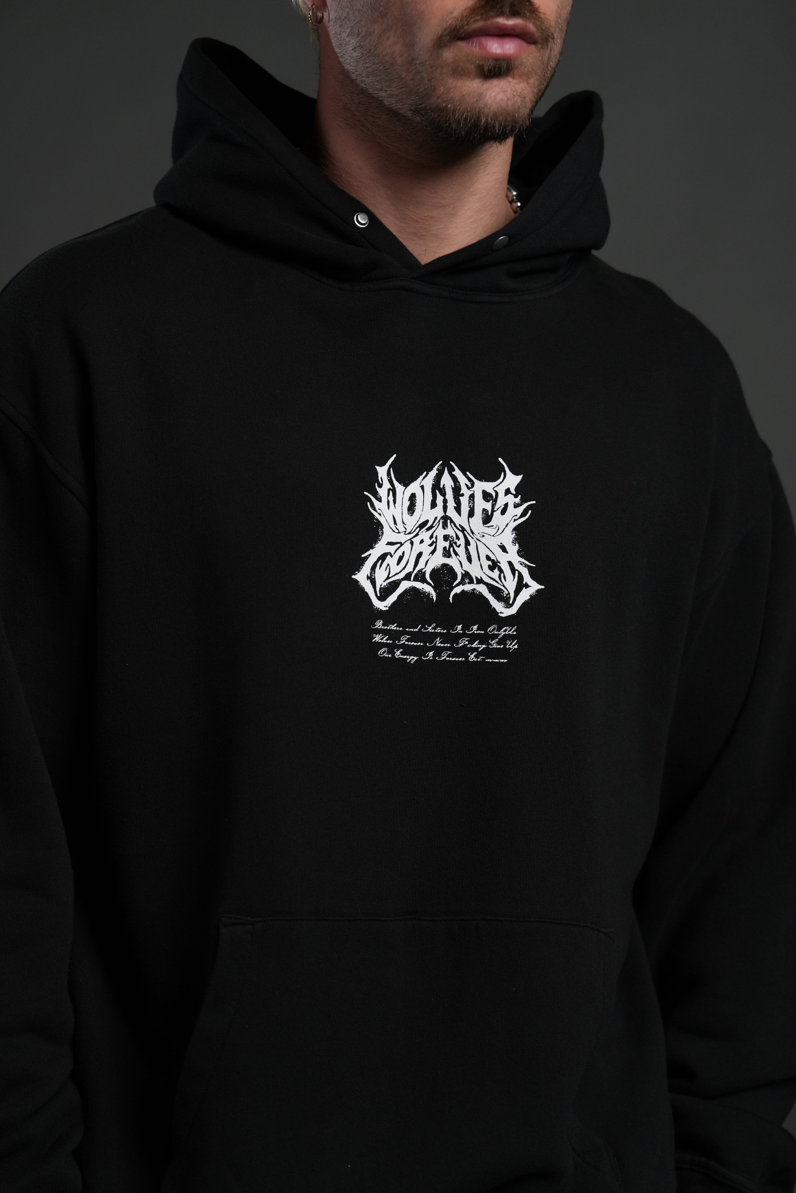 Sheer Loyalty "Pierce" Hoodie in Black