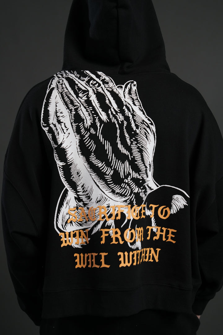 The Will Within Grunge "Gage Box Cut" Hoodie in Black