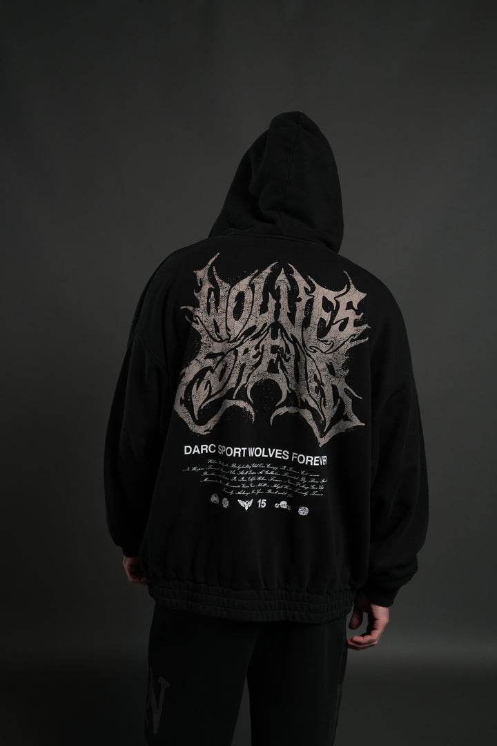 Sheer Loyalty "Chambers" Zip Hoodie in Black