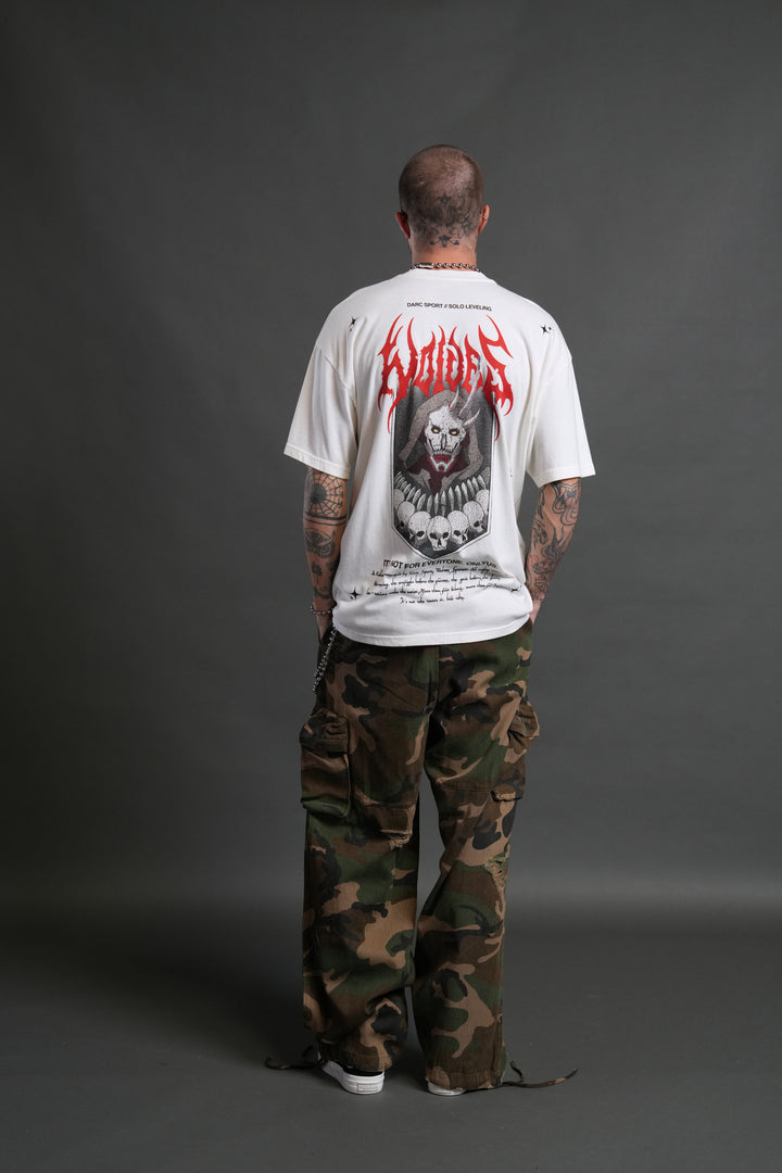 Shadow Shaman "Premium" Oversized Tee in Cream