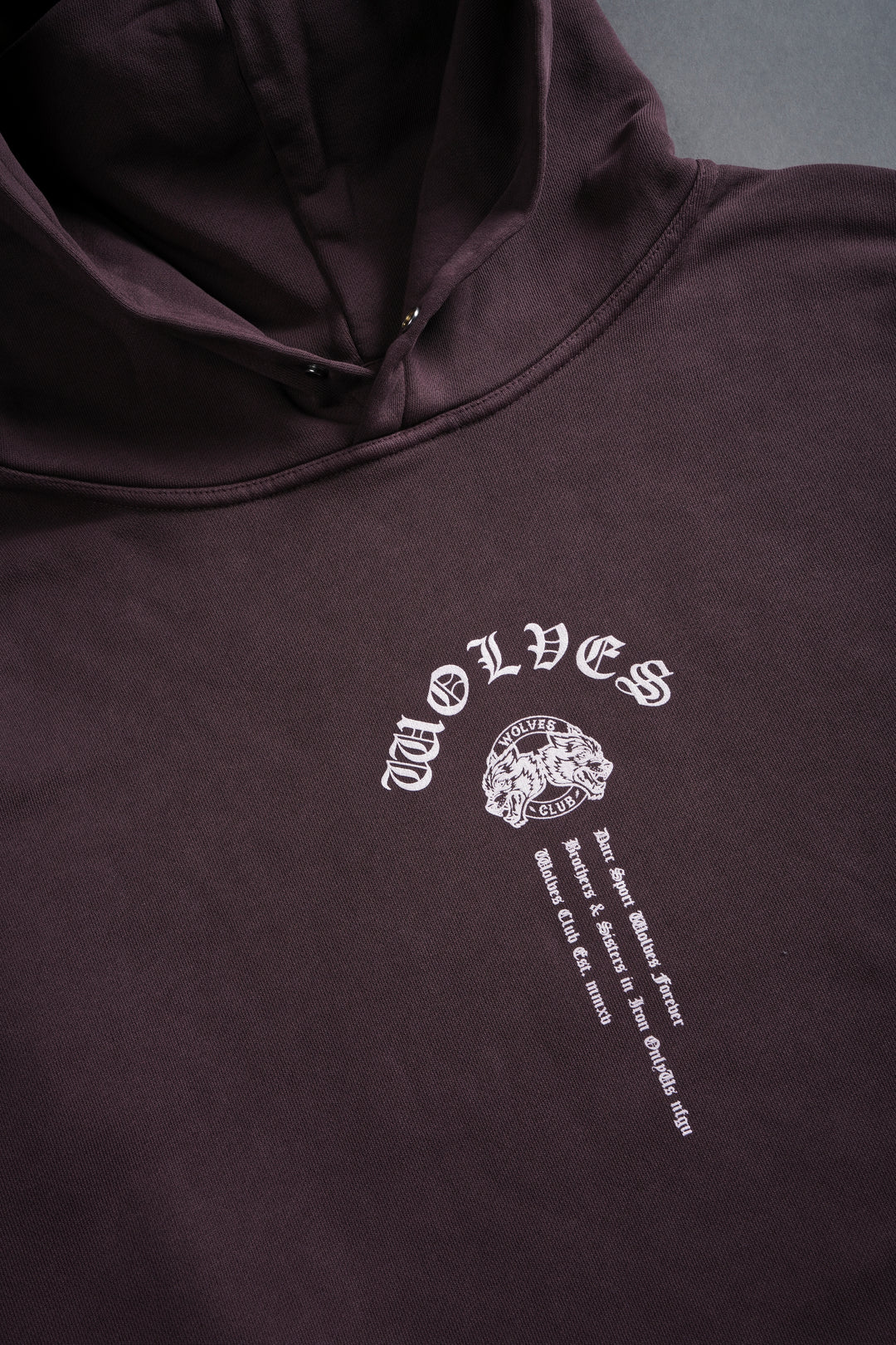 The Hunter "Pierce" Hoodie in Darc Purple