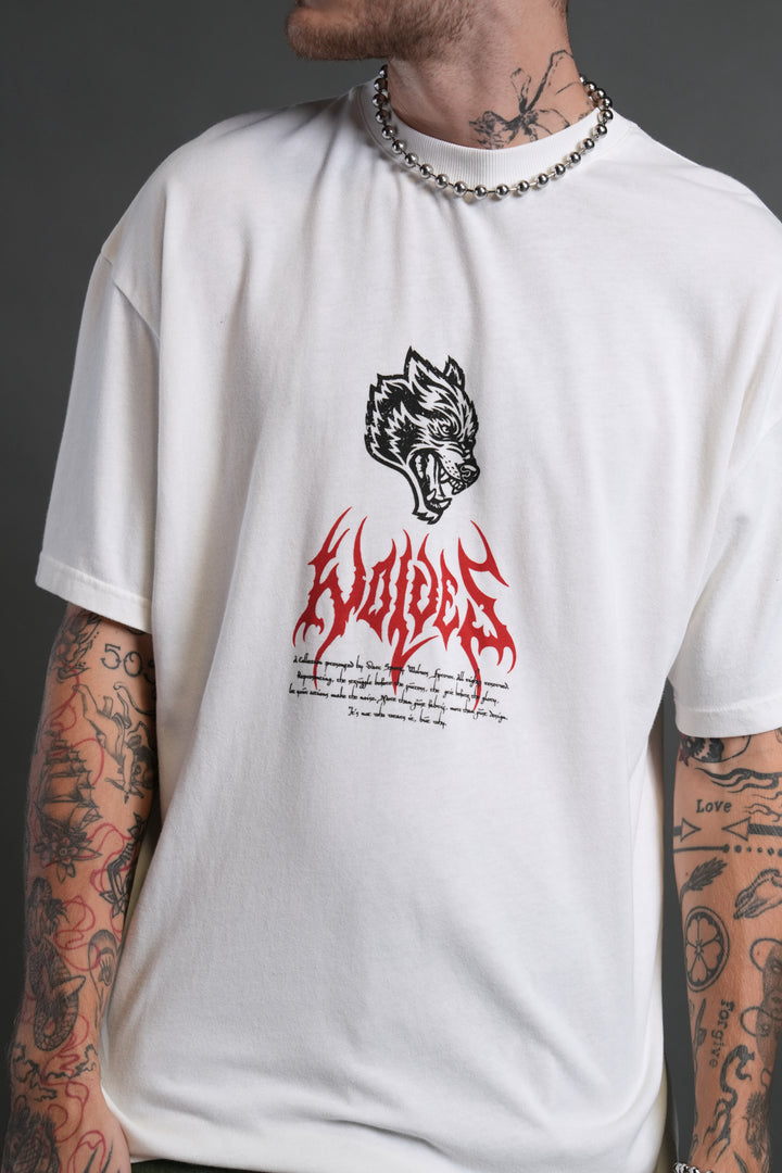 Shadow Shaman "Premium" Oversized Tee in Cream