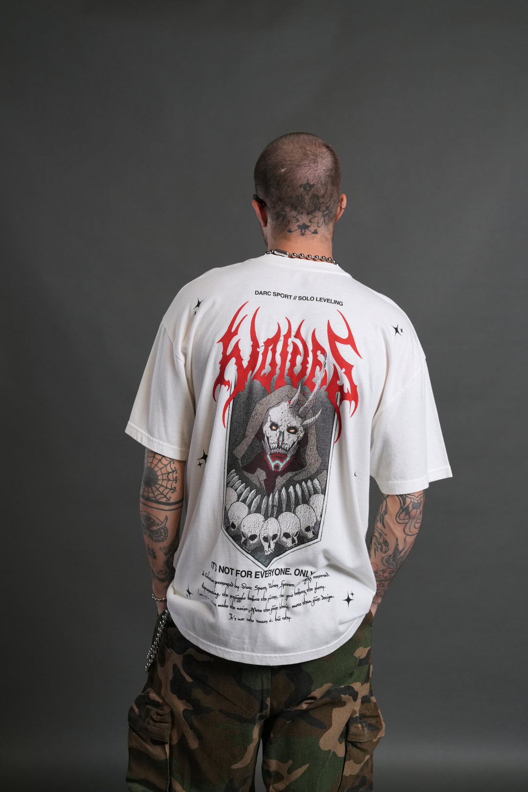 Shadow Shaman "Premium" Oversized Tee in Cream