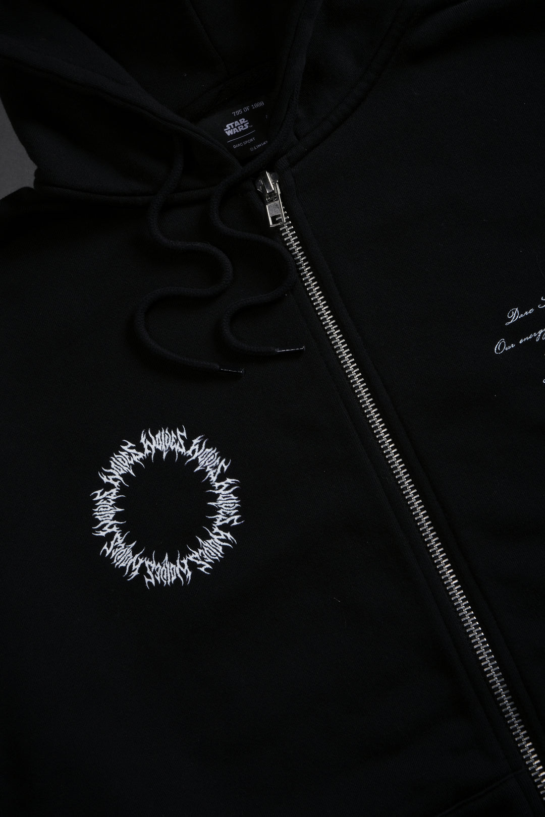 Rise To Darkness "Chambers" Zip Hoodie in Black