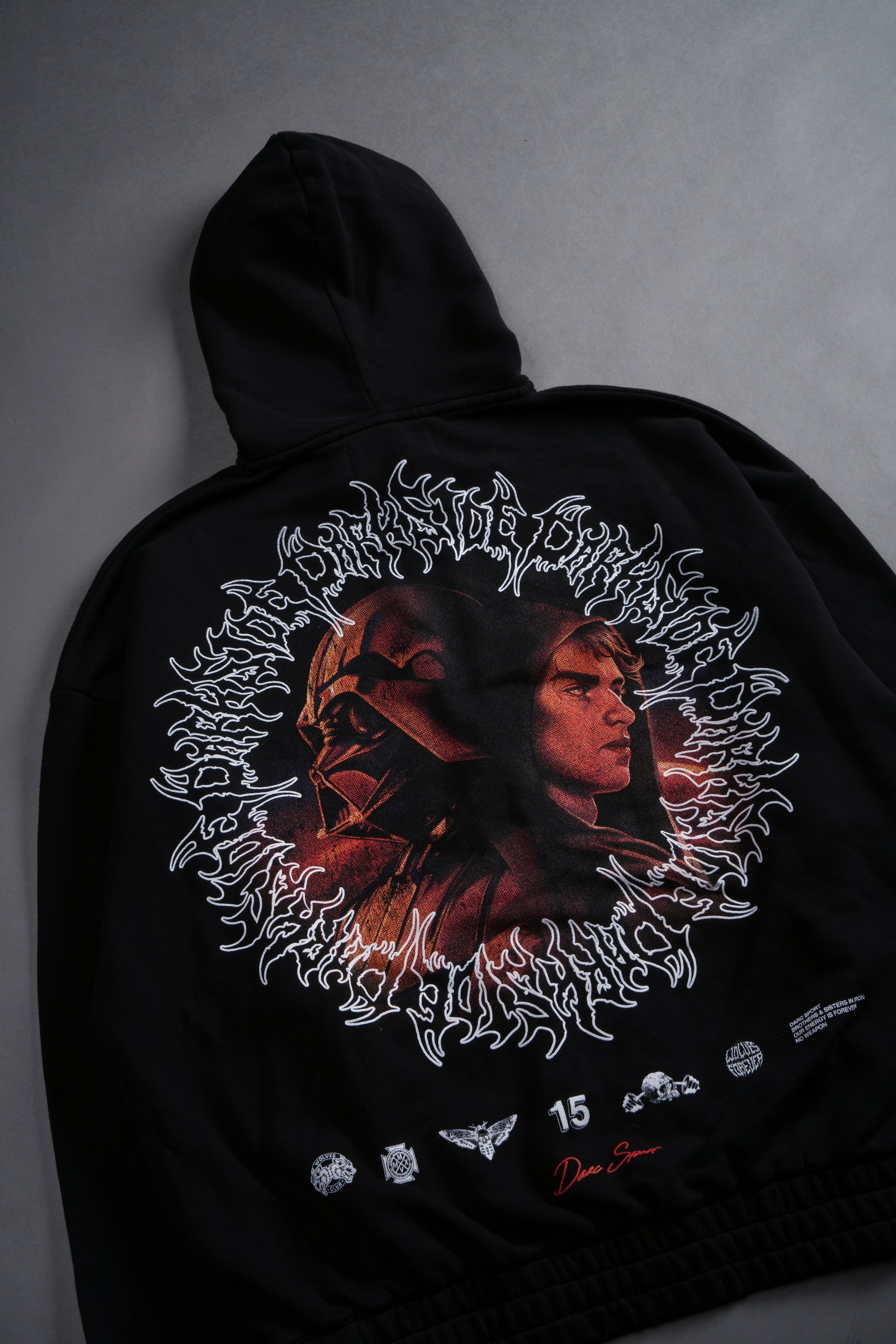 Rise To Darkness "Chambers" Zip Hoodie in Black