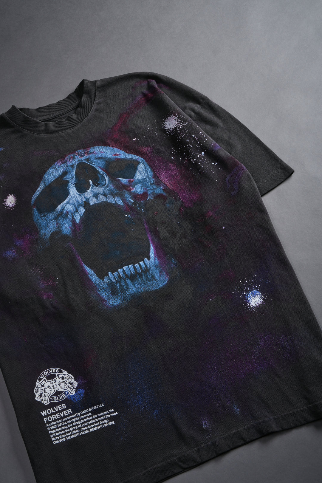 World Of Darcness "Premium" Oversized Tee in Wolf Gray