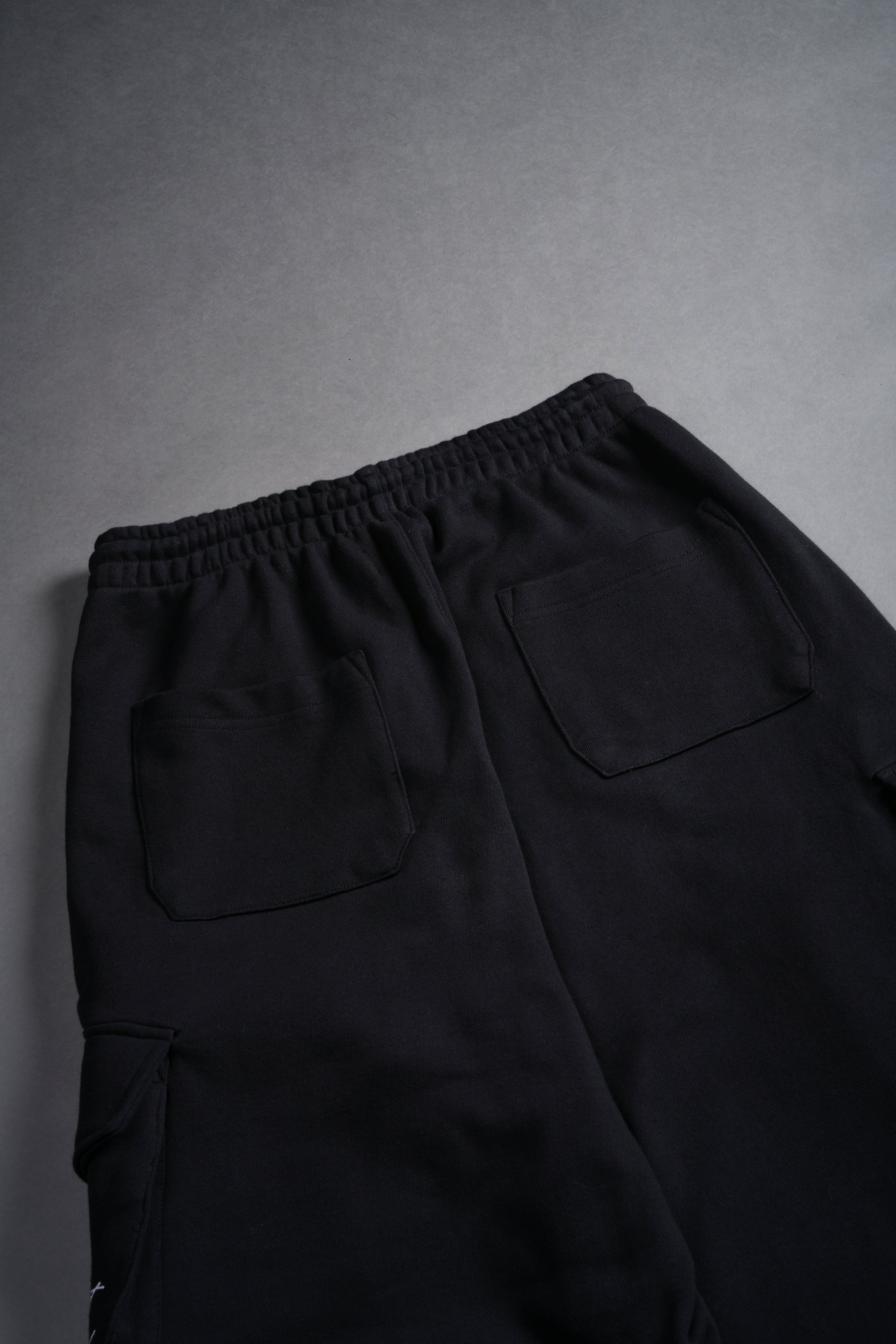 Darc Stud Mia Cargo Sweat Pants in Black