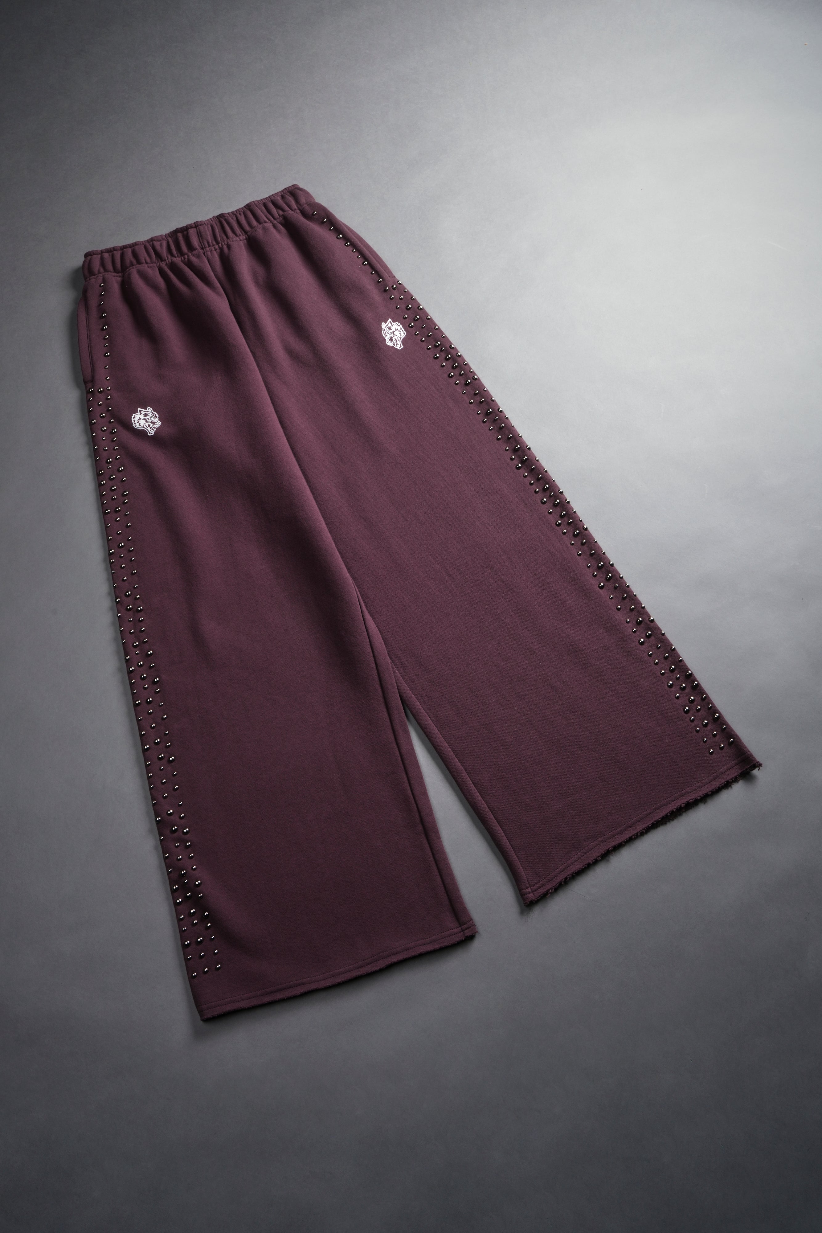 Dual Wolf Stud Durst Sweats V2 in Darc Purple