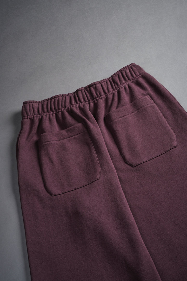 Dual Wolf Stud Durst Sweats V2 in Darc Purple