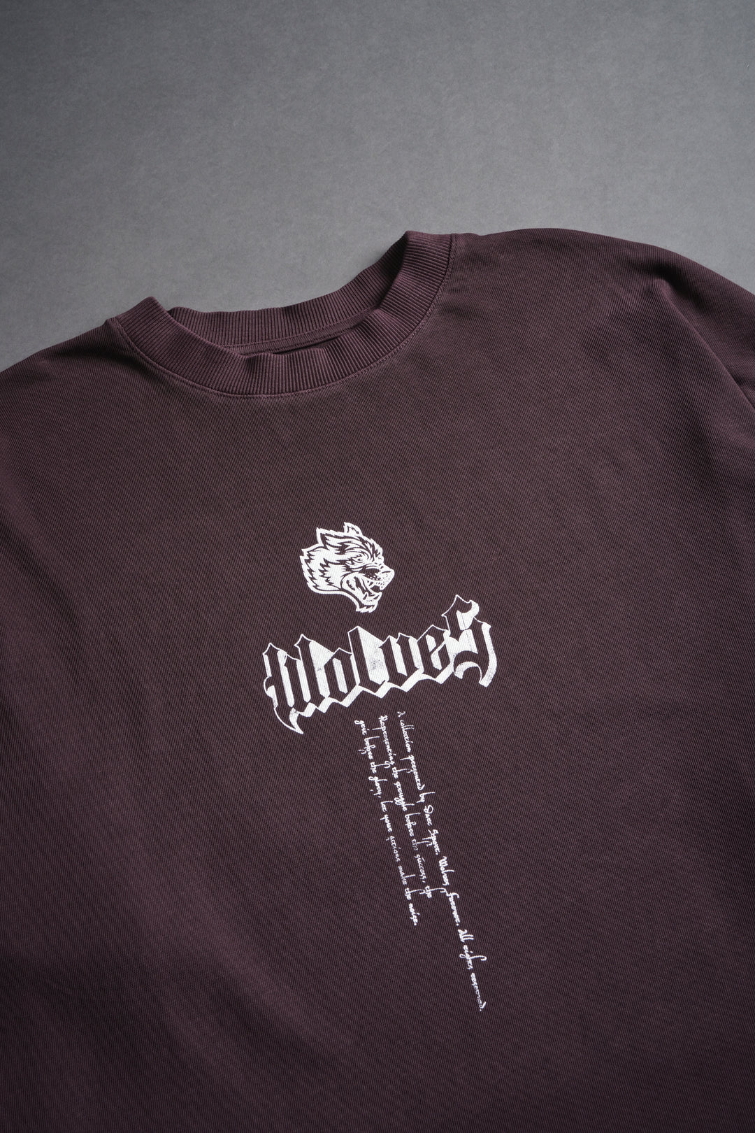 Age Of The Valkyrie "Premium" Oversized Unisex Tee in Darc Purple