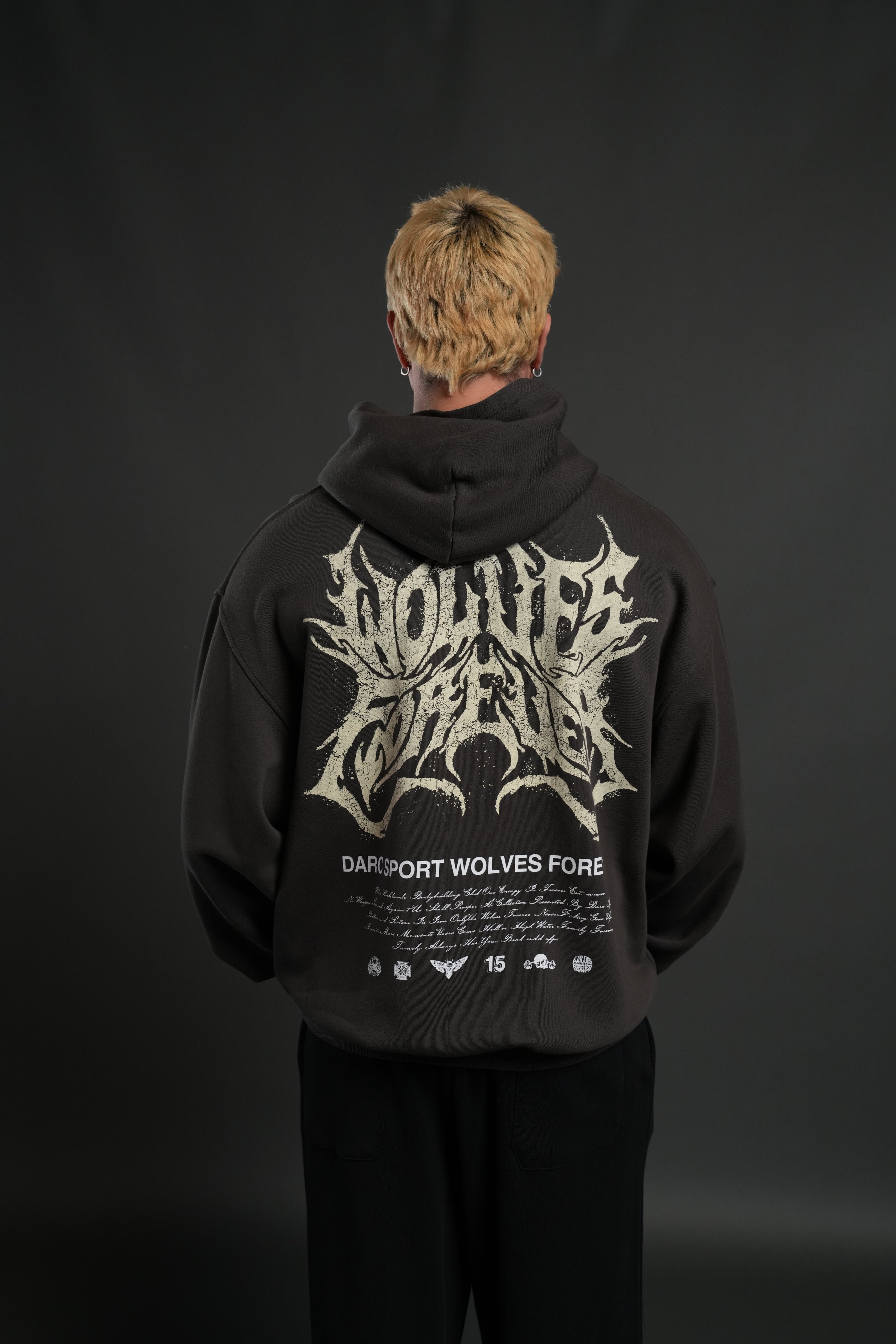 Sheer Loyalty "Pierce" Hoodie in Wolf Gray