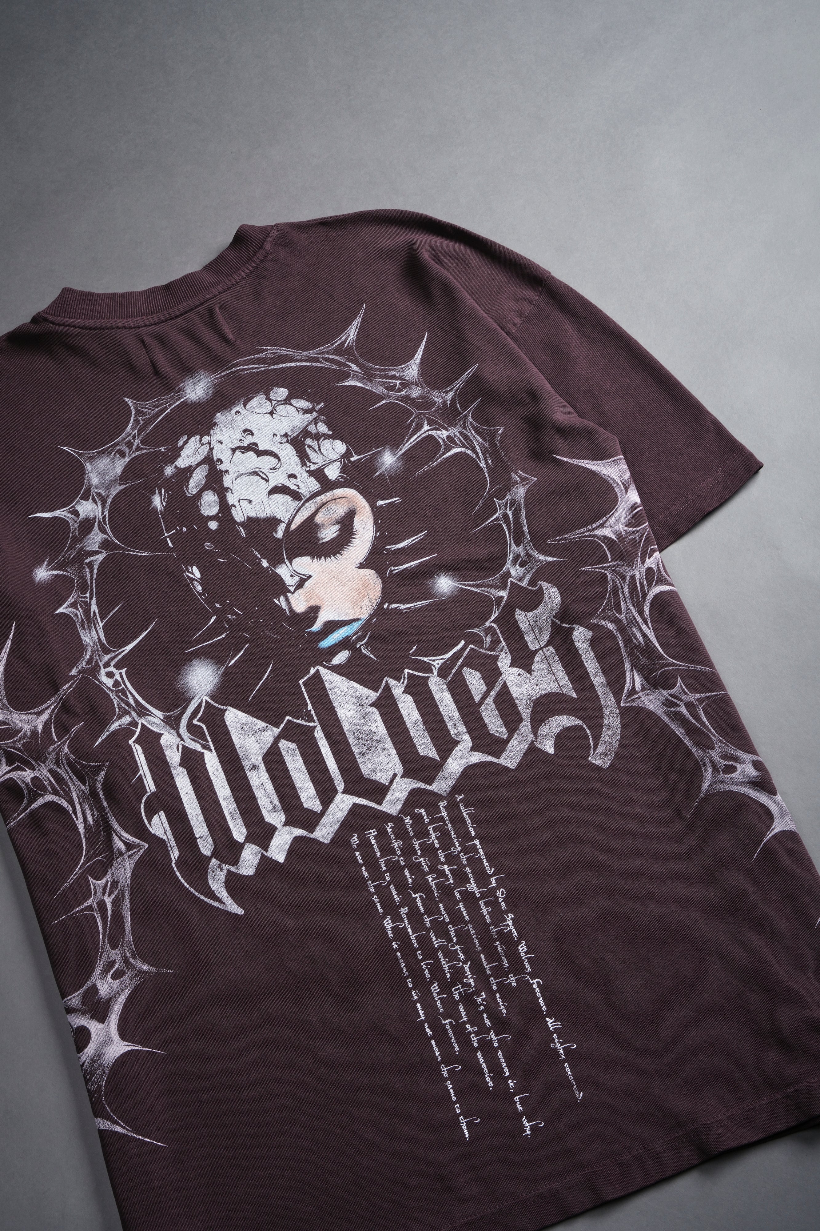 Age Of The Valkyrie "Premium" Oversized Unisex Tee in Darc Purple