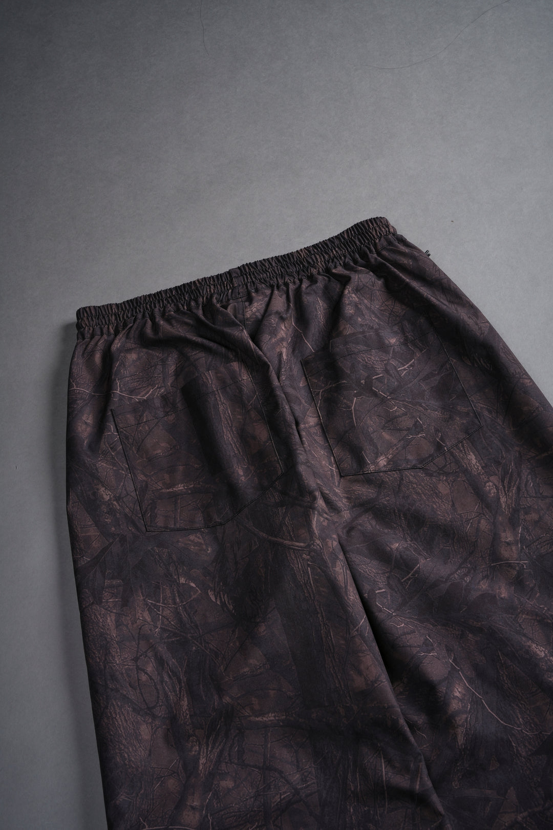 Dual Brolic Unisex Track Pants in Brown Driftwood Forest Camo