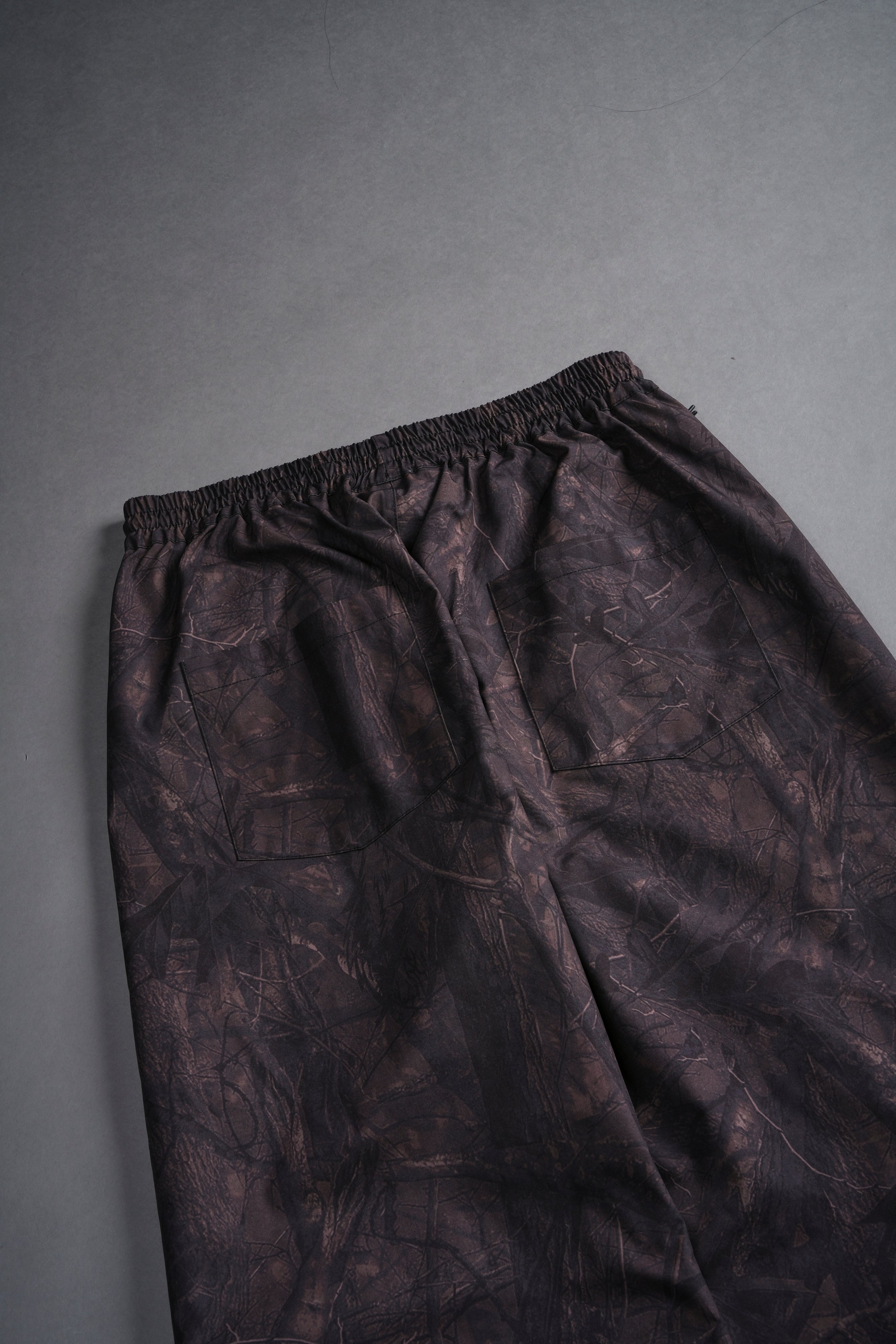 Dual Brolic Unisex Track Pants in Brown Driftwood Forest Camo