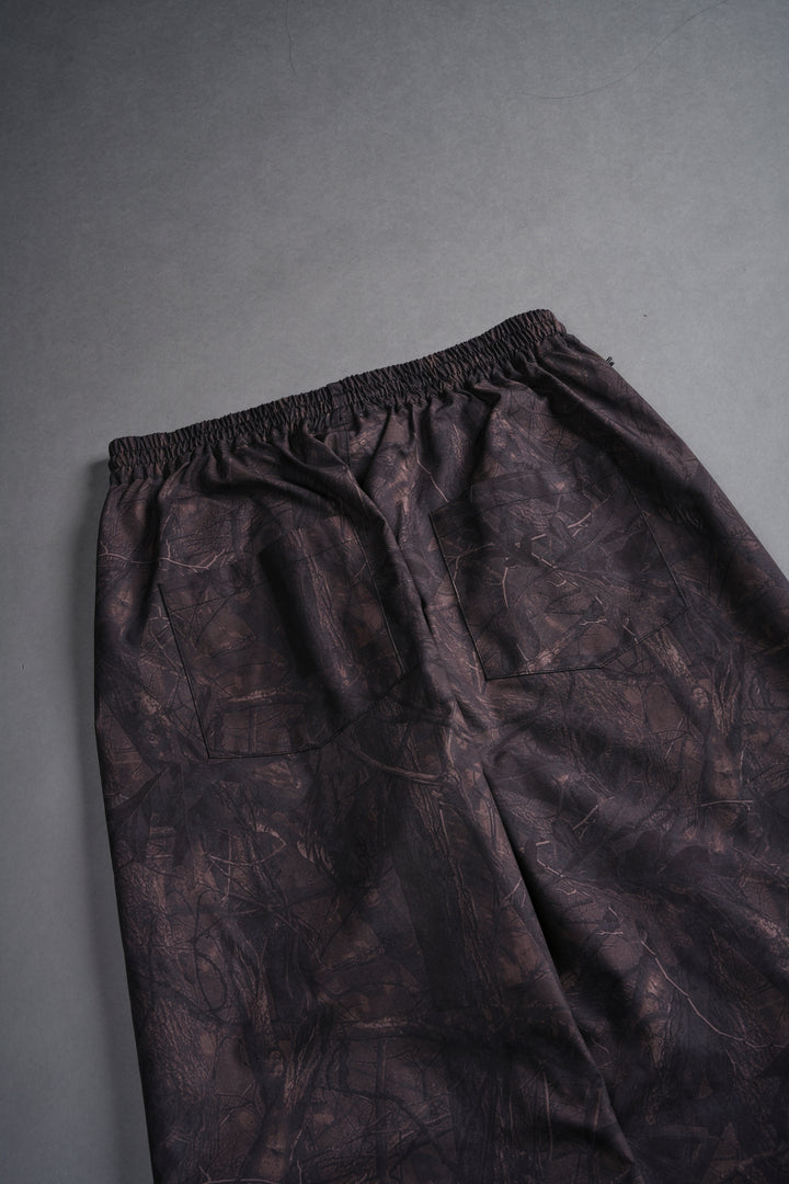 Dual Brolic Unisex Track Pants in Brown Driftwood Forest Camo