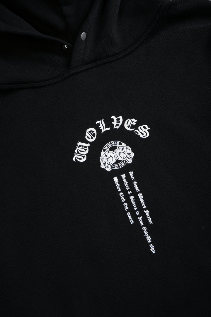 The Hunter "Pierce" Hoodie in Black