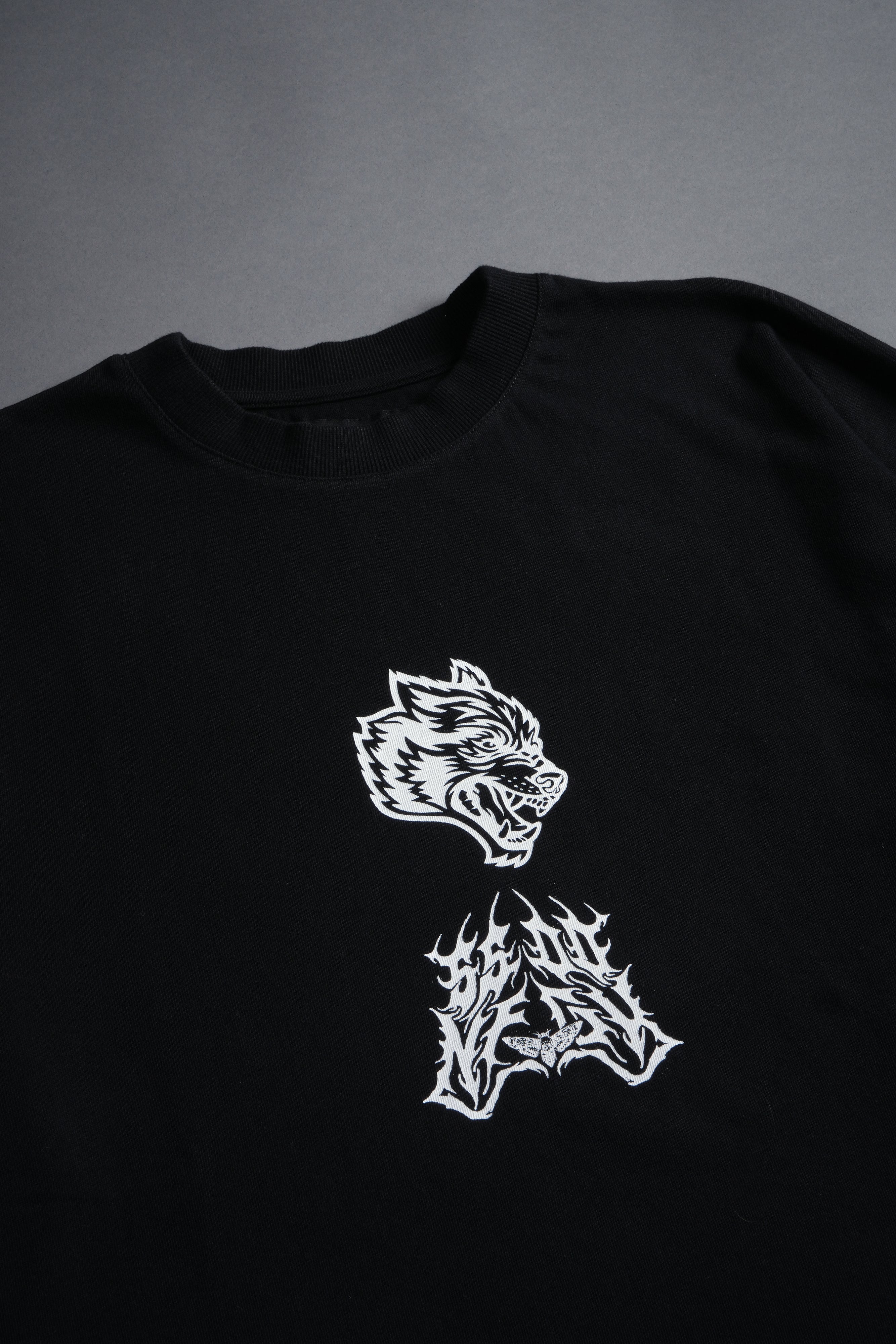 Shonen's Past "Premium" Oversized Tee in Black