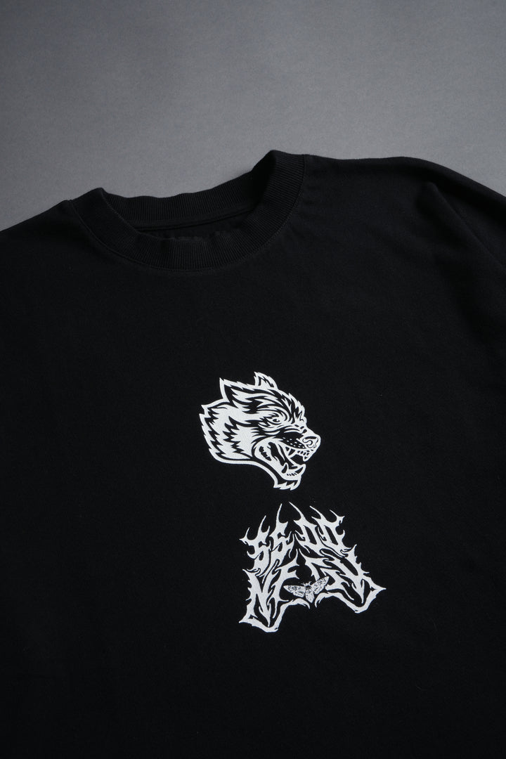 Shonen's Past "Premium" Oversized Tee in Black