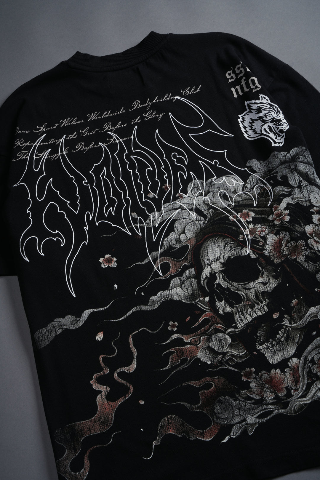 Shonen's Past "Premium" Oversized Tee in Black