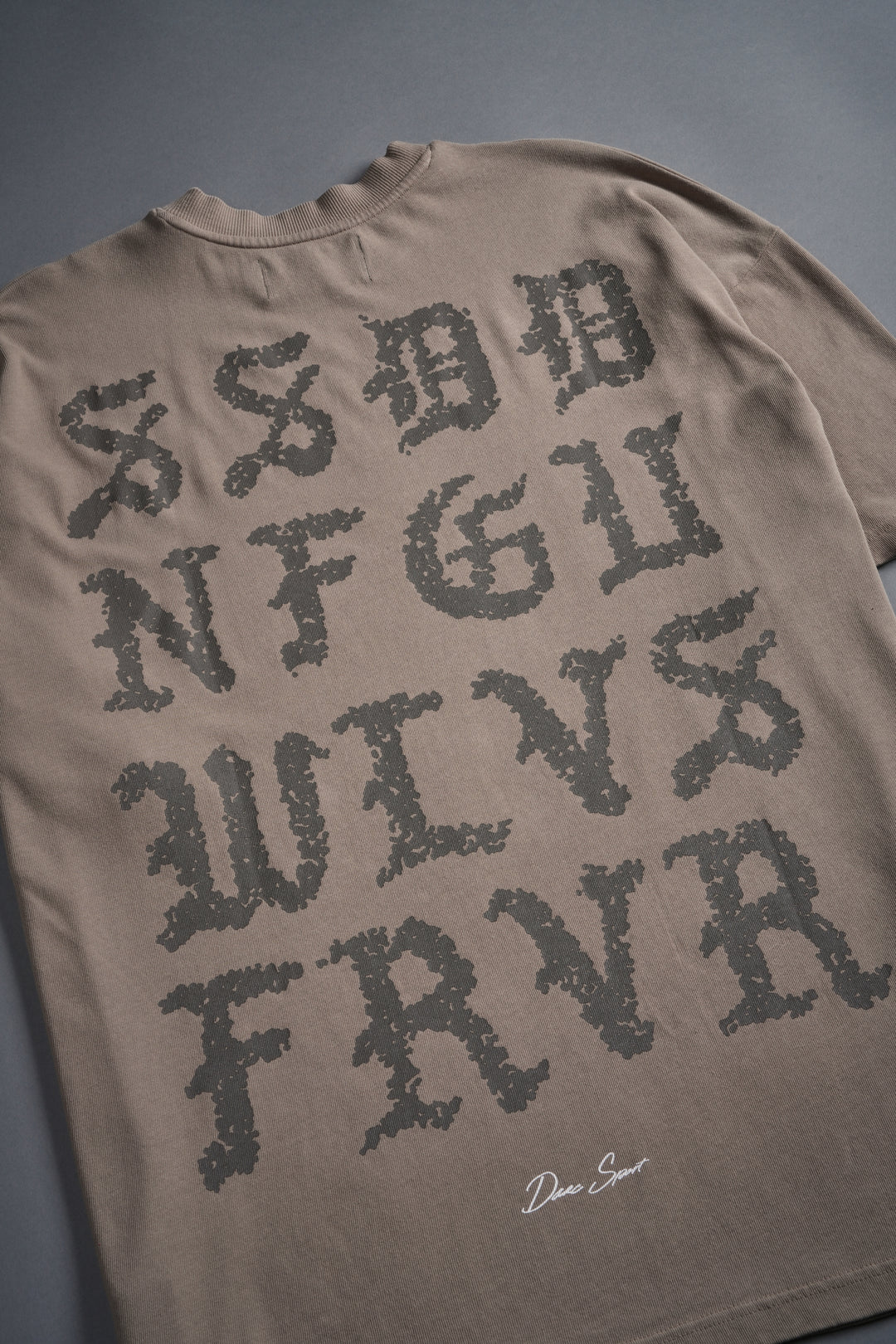 Stone Code "Premium" Oversized Tee in Taupe