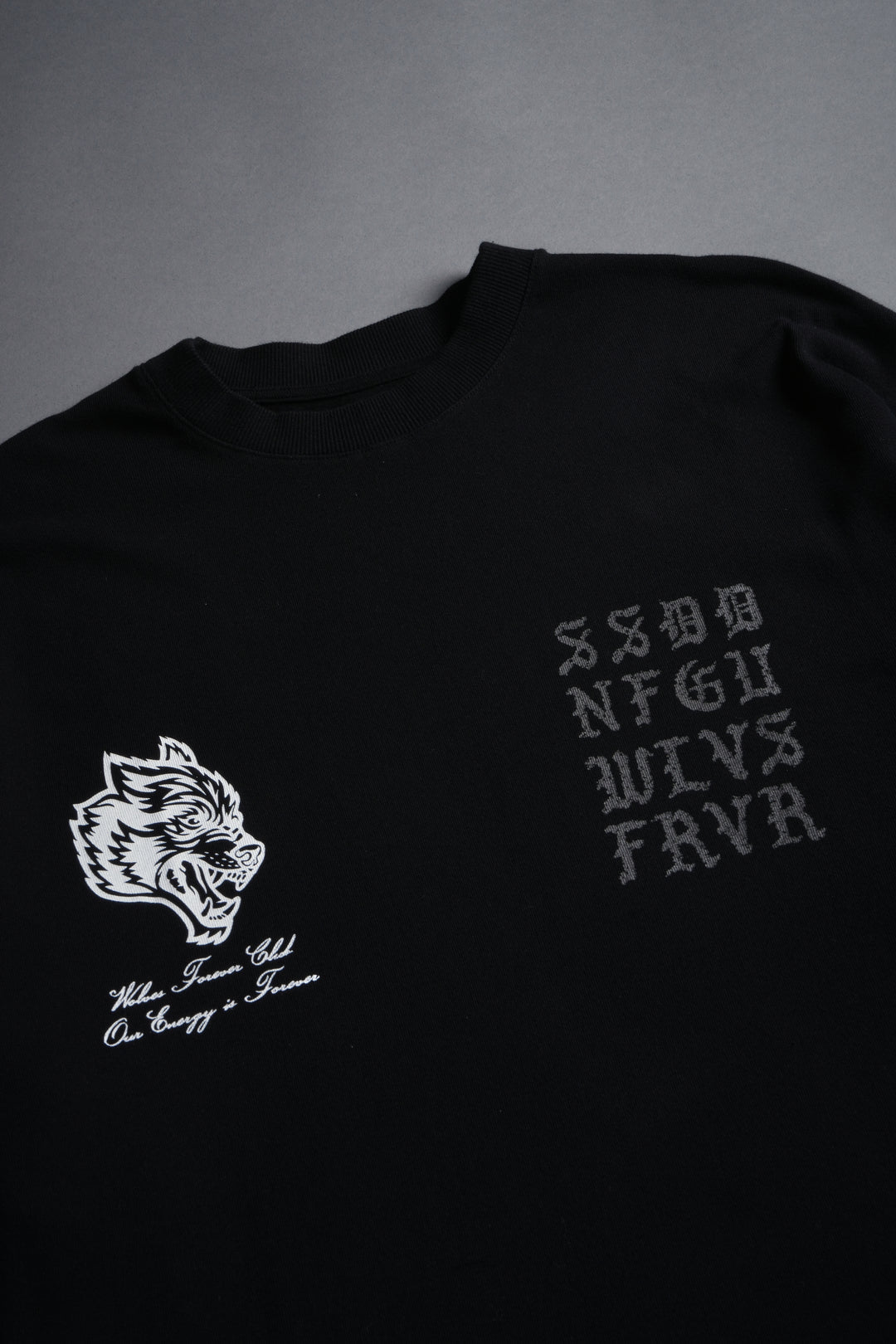 Stone Code "Premium" Oversized Tee in Black