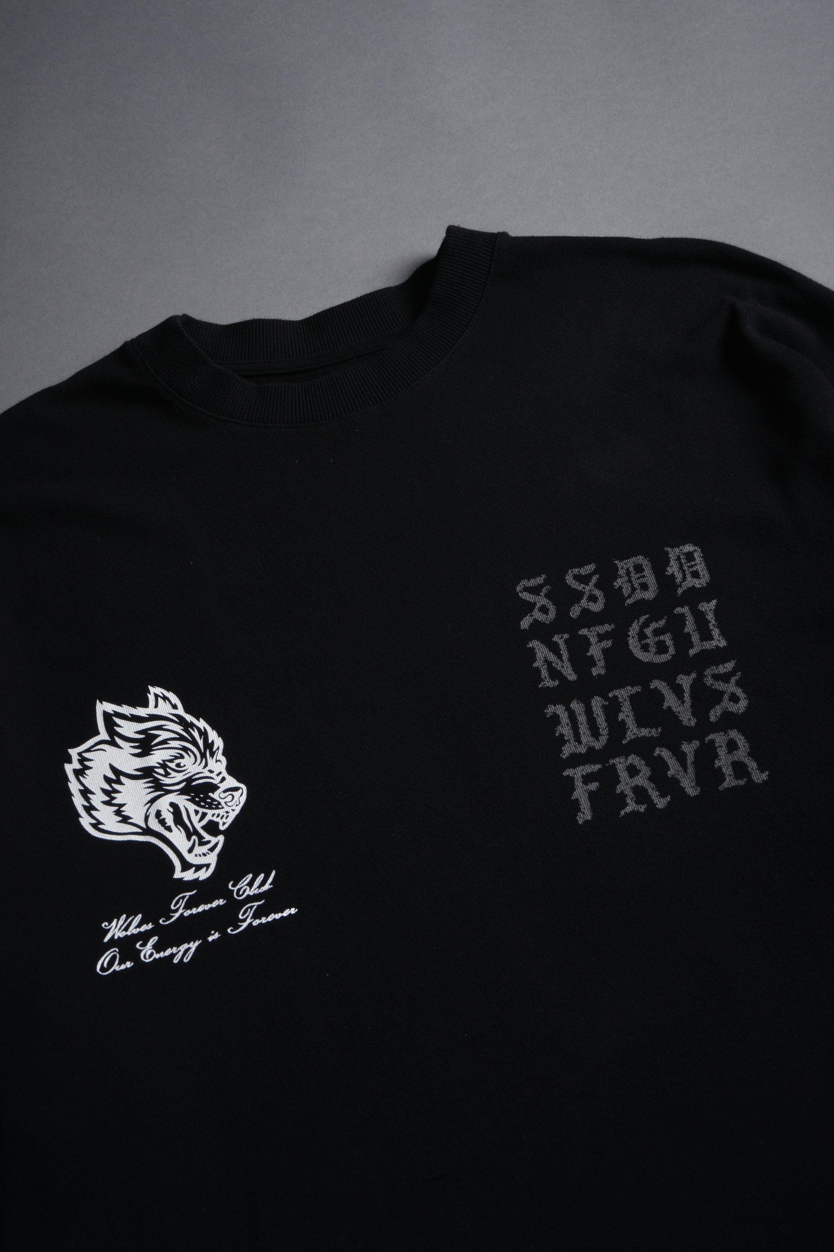 Stone Code "Premium" Oversized Tee in Black