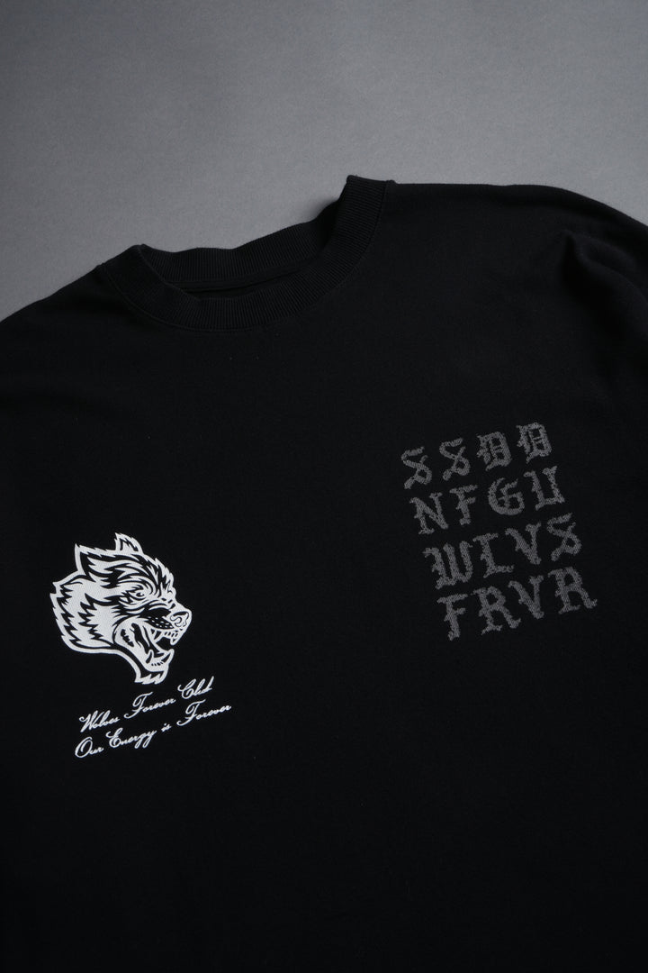 Stone Code "Premium" Oversized Tee in Black