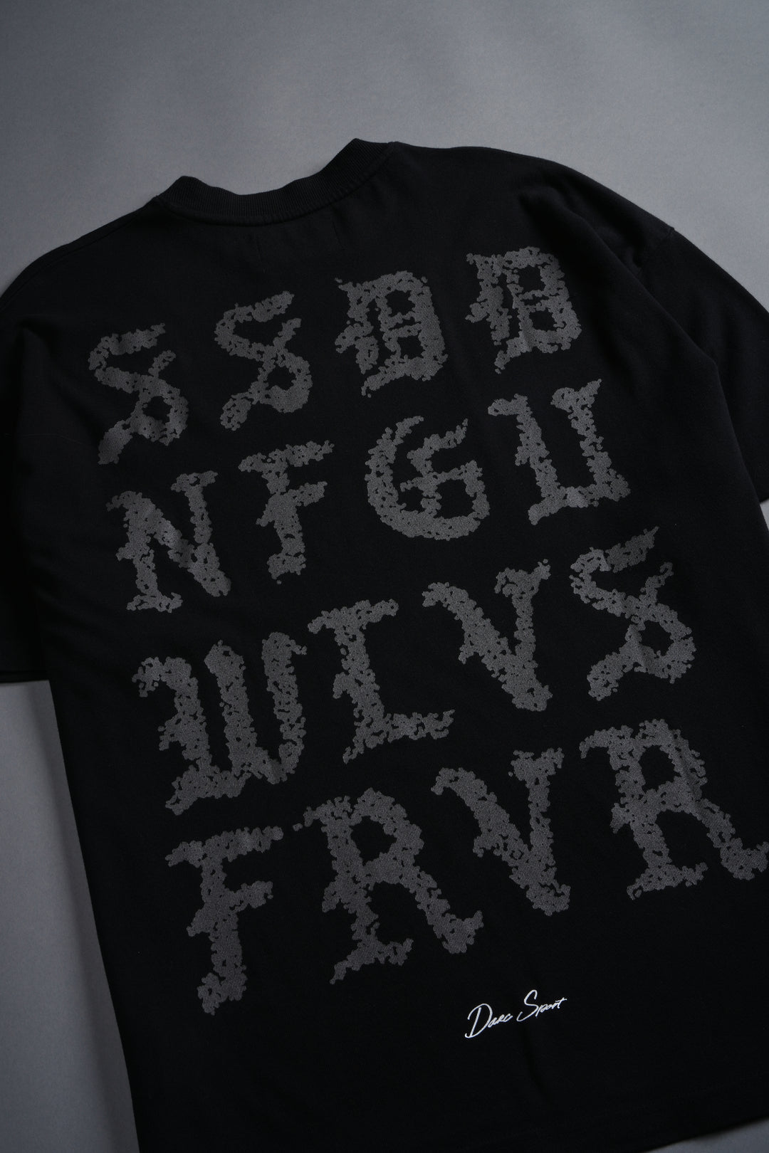 Stone Code "Premium" Oversized Tee in Black