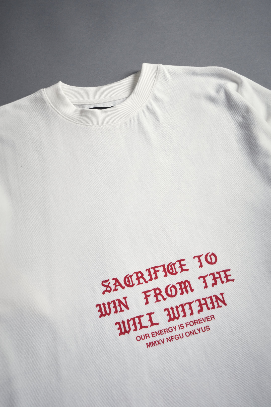 The Will Within "Premium" Oversized Tee in Cream