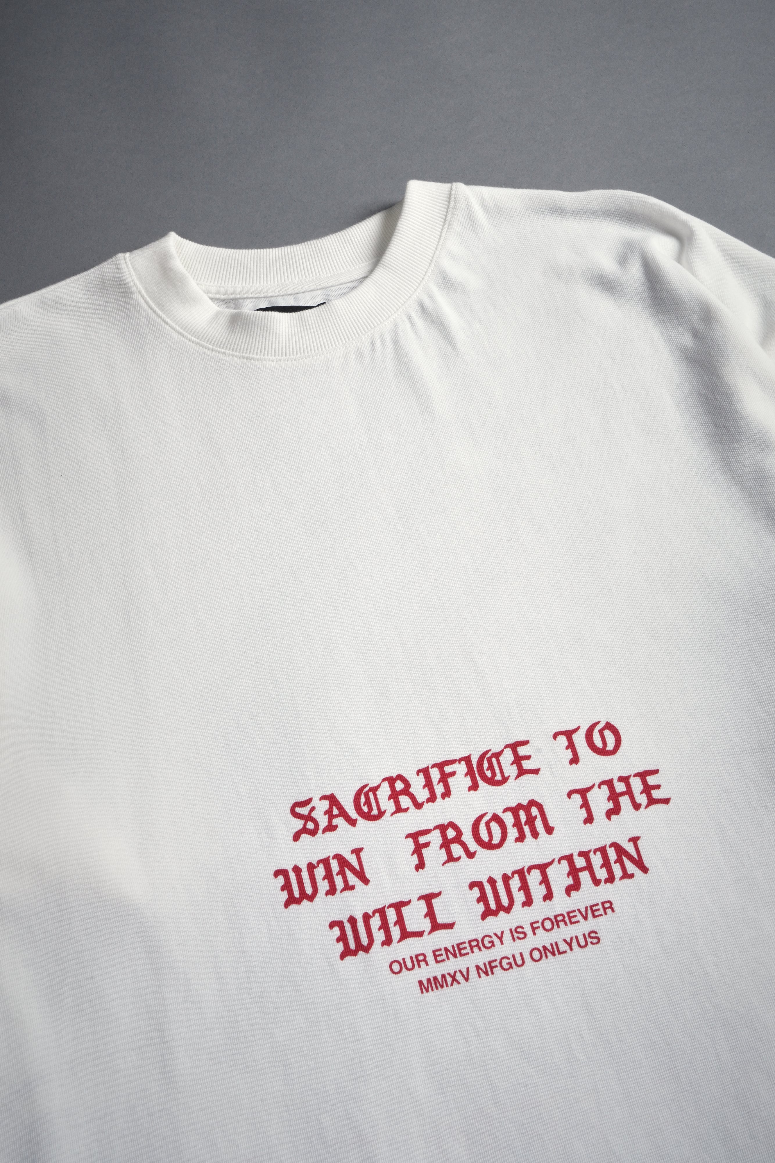 The Will Within "Premium" Oversized Tee in Cream