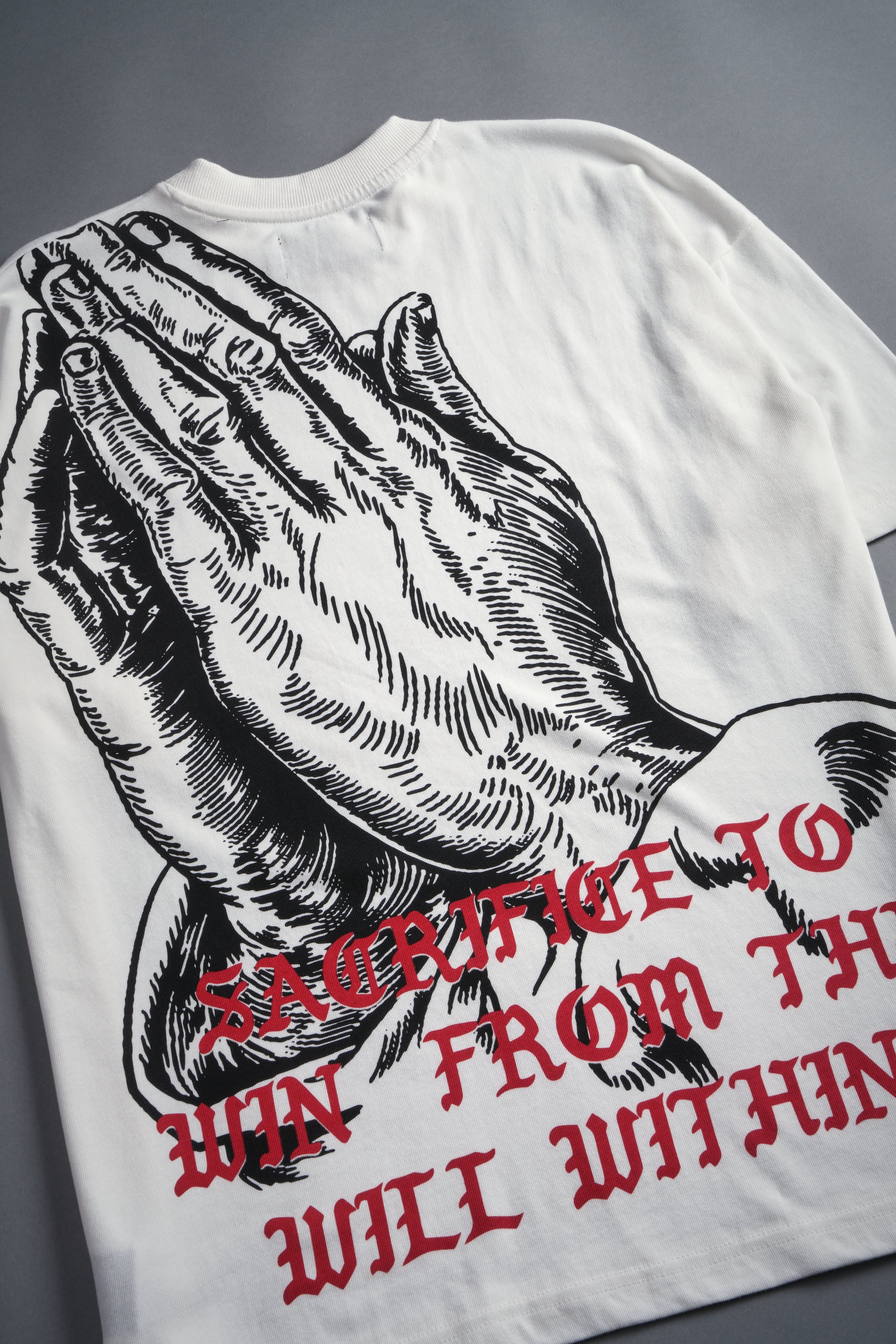 The Will Within "Premium" Oversized Tee in Cream