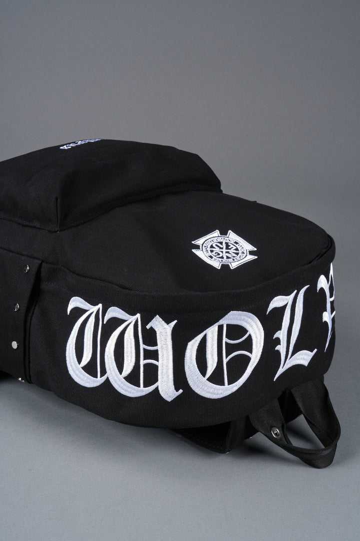 Wolves Chopper Everyday Backpack in Black