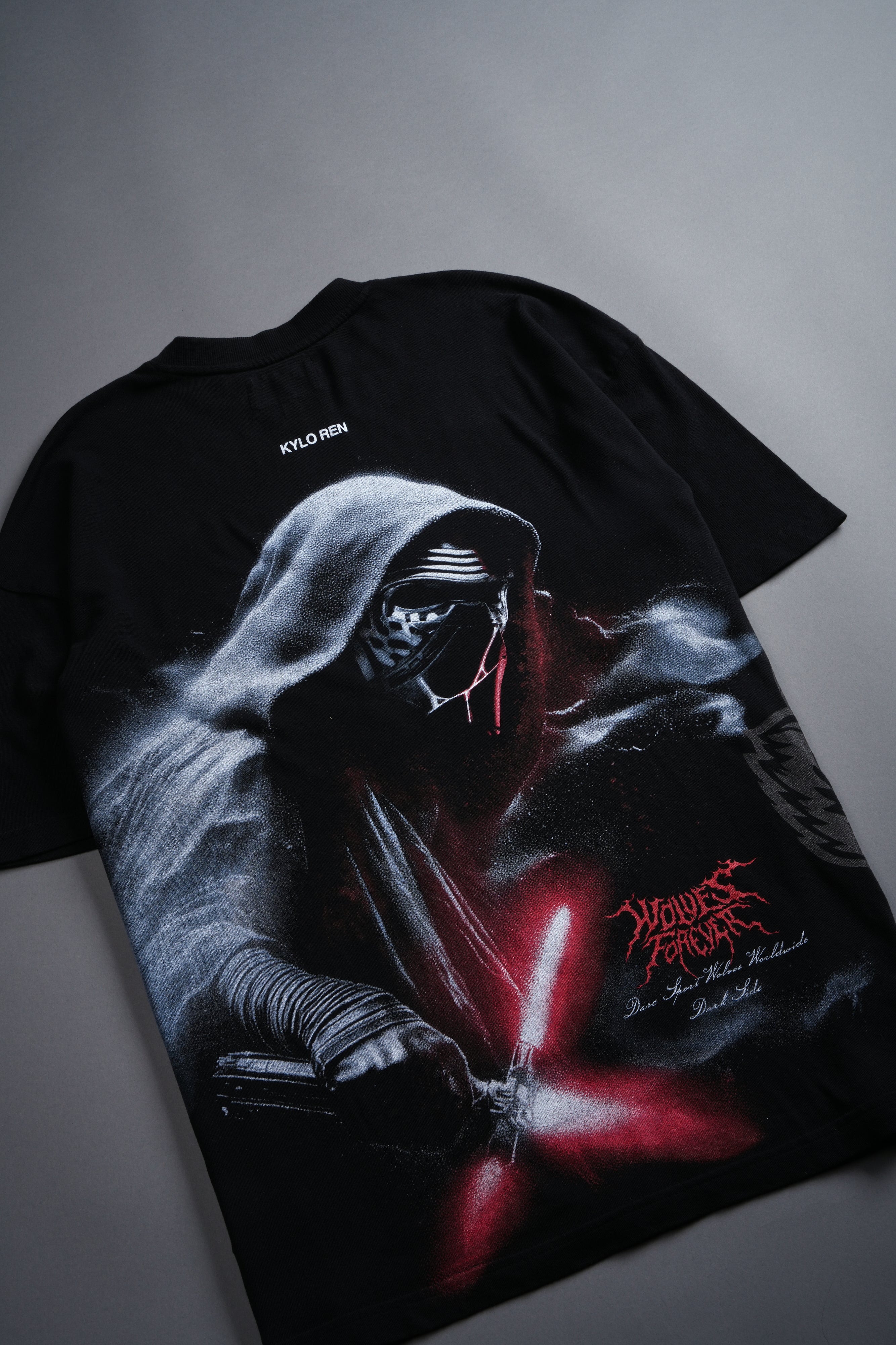 Dark Legacy "Side By Side" Series Premium Oversized Tee in Black