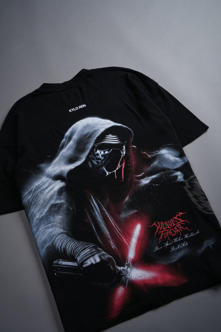 Dark Legacy "Side By Side" Series Premium Oversized Tee in Black