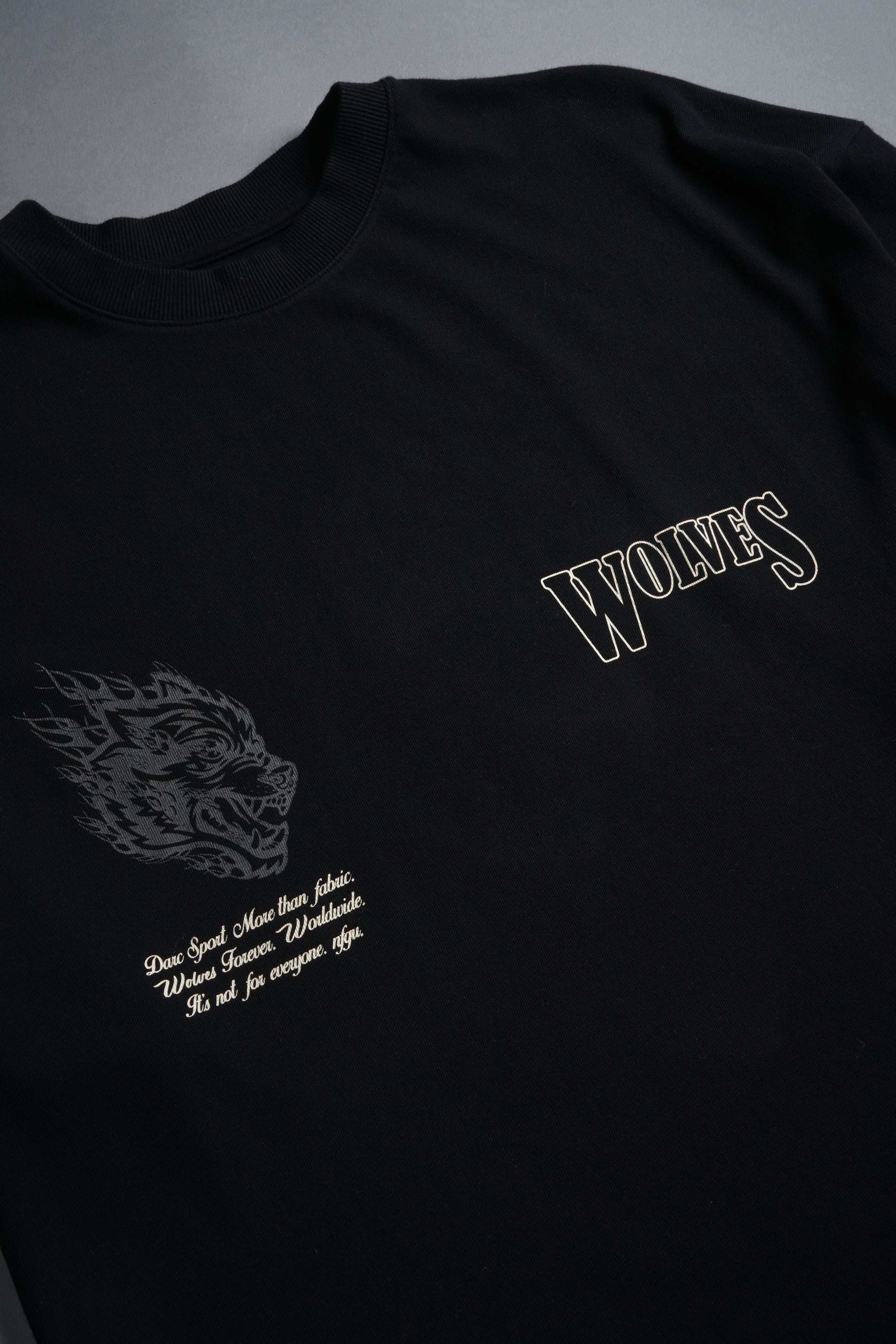 Western V2 "Premium" Oversized Tee in Black