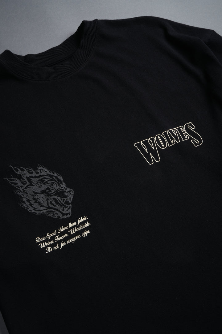 Western V2 "Premium" Oversized Tee in Black
