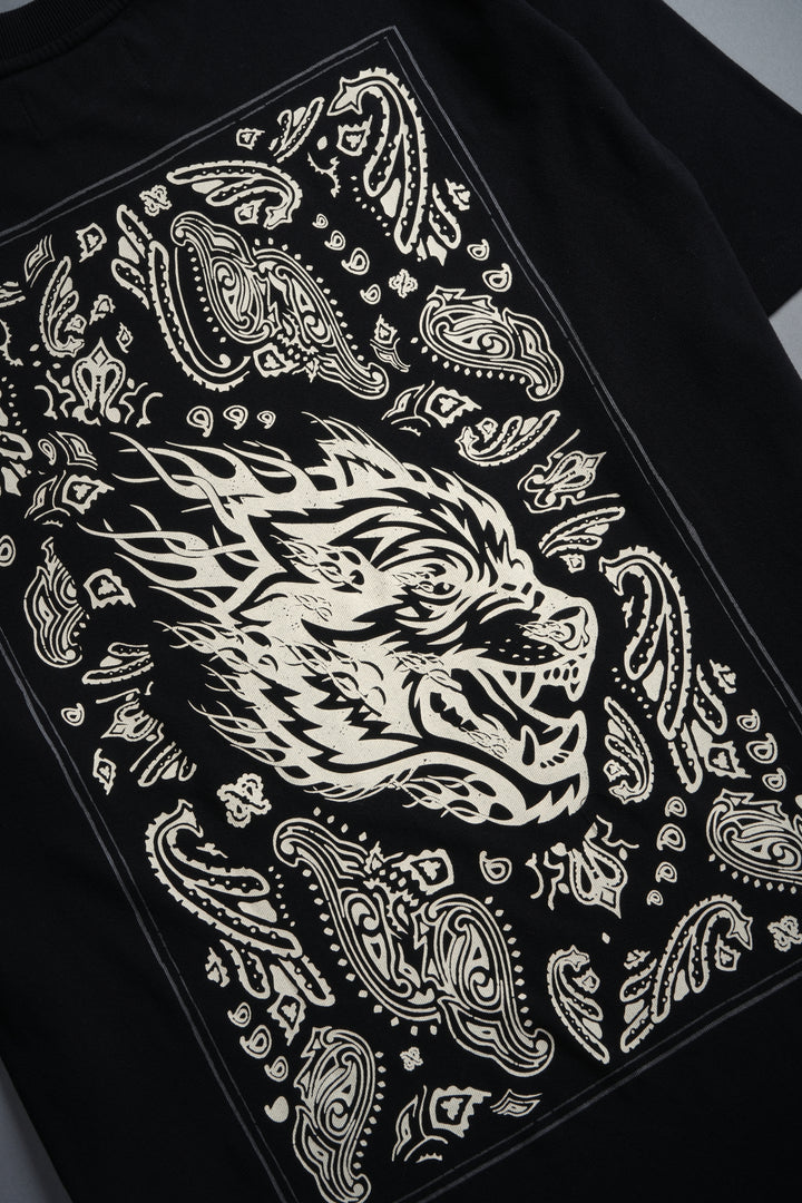 Western V2 "Premium" Oversized Tee in Black