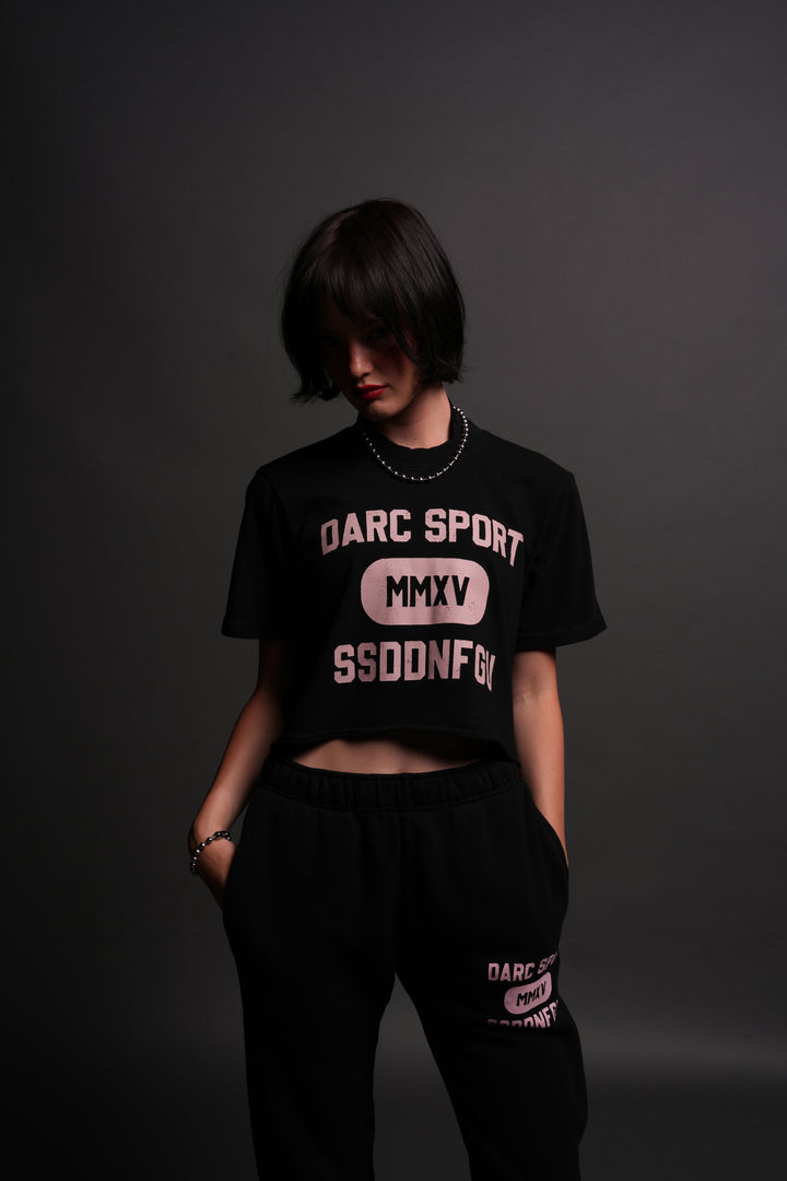 Wolves Forever "Premium" (Cropped) Tee in Black