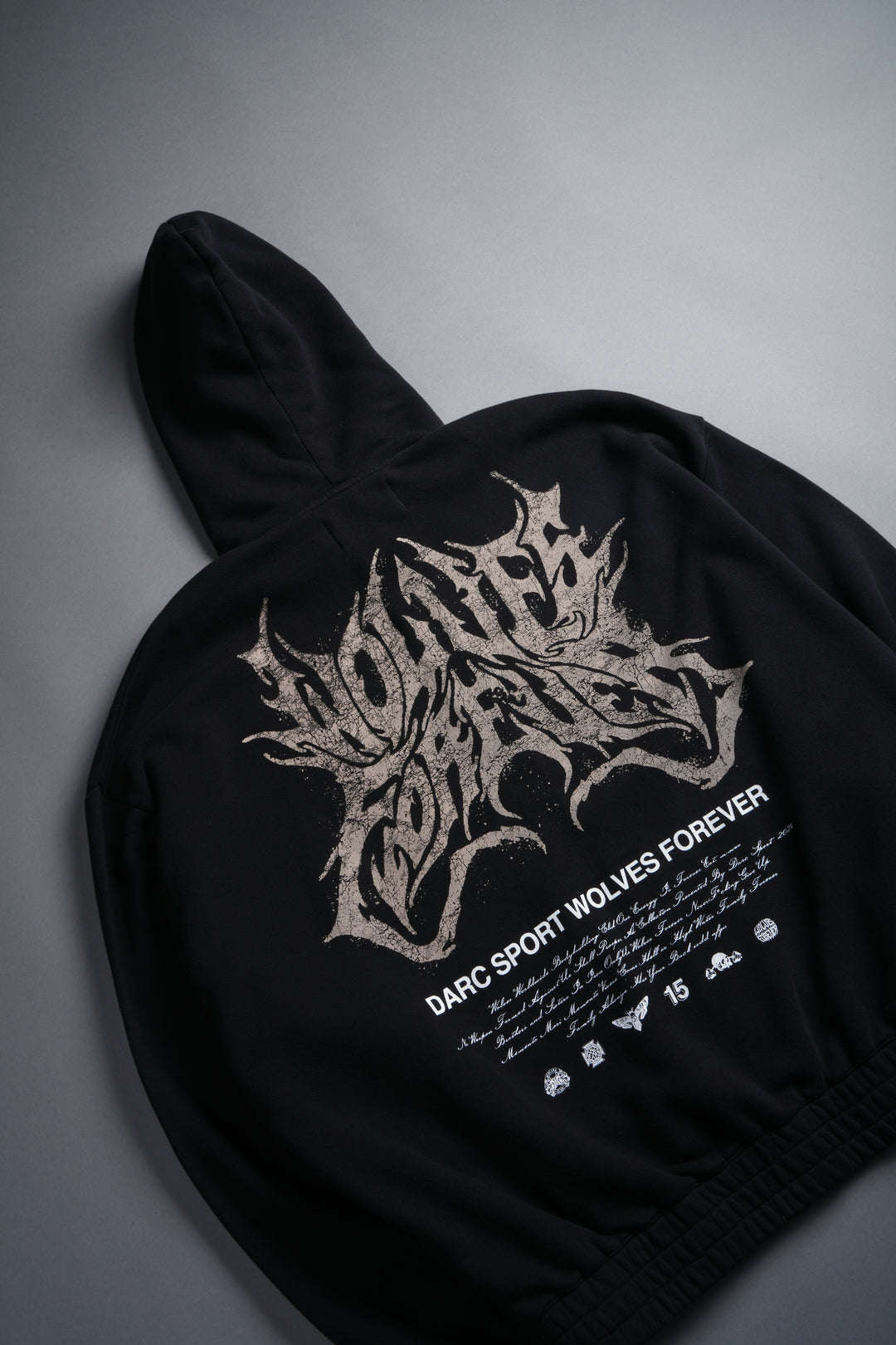 Sheer Loyalty "Chambers" Zip Hoodie in Black
