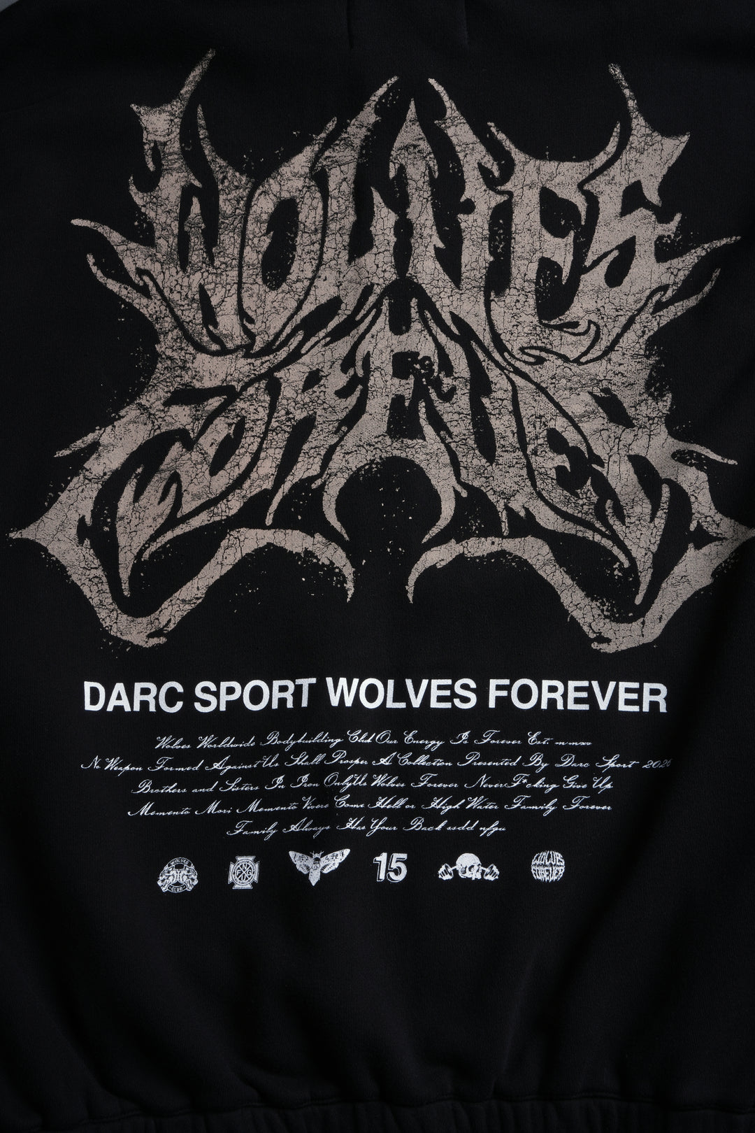 Sheer Loyalty "Chambers" Zip Hoodie in Black