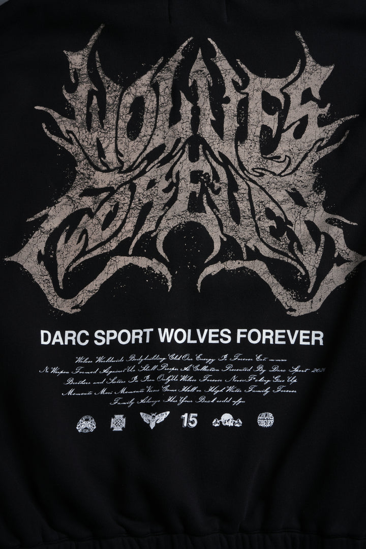 Sheer Loyalty "Chambers" Zip Hoodie in Black