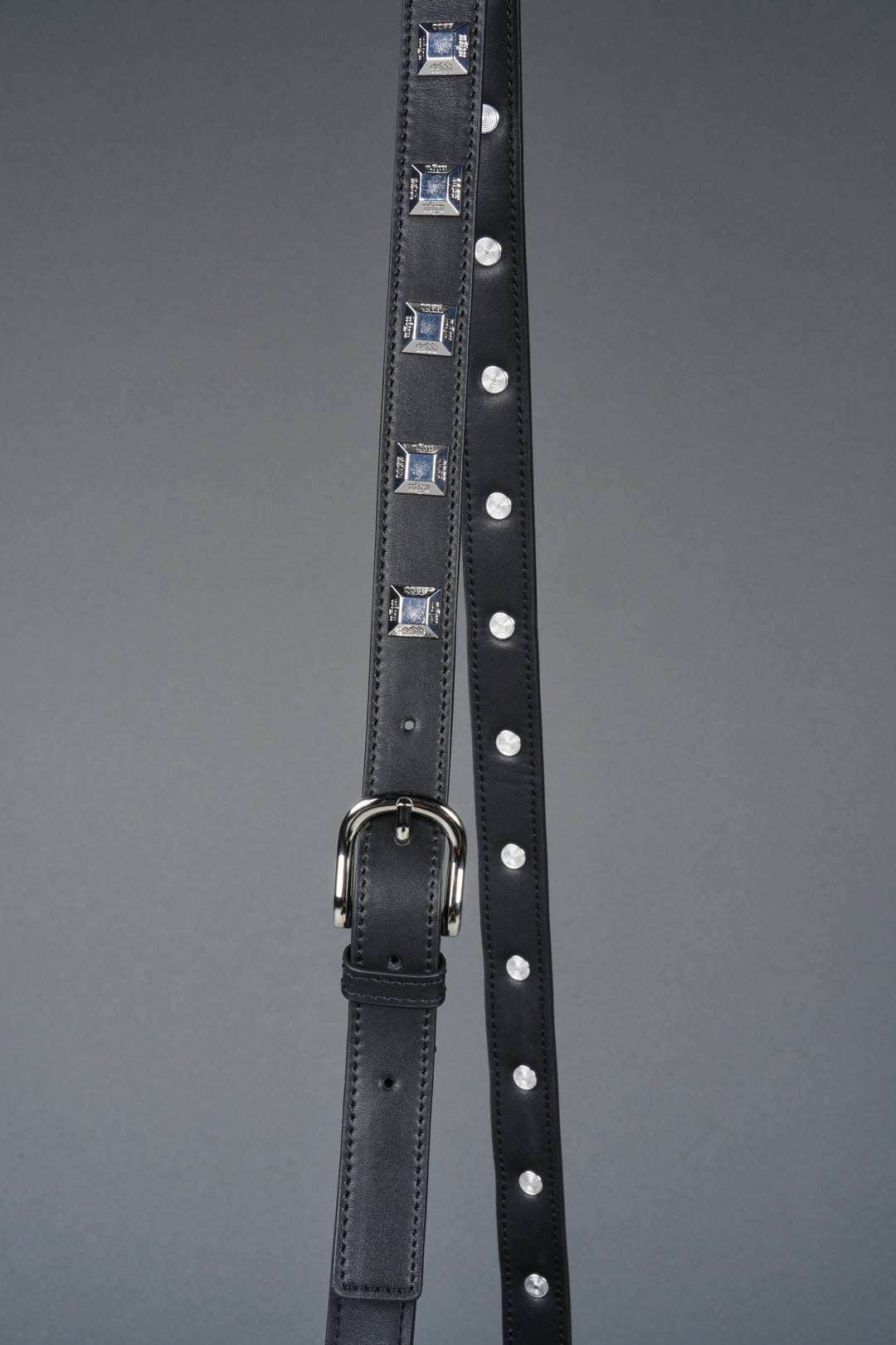 Wolves OnlyUs Slim Leather Side Bag in Black