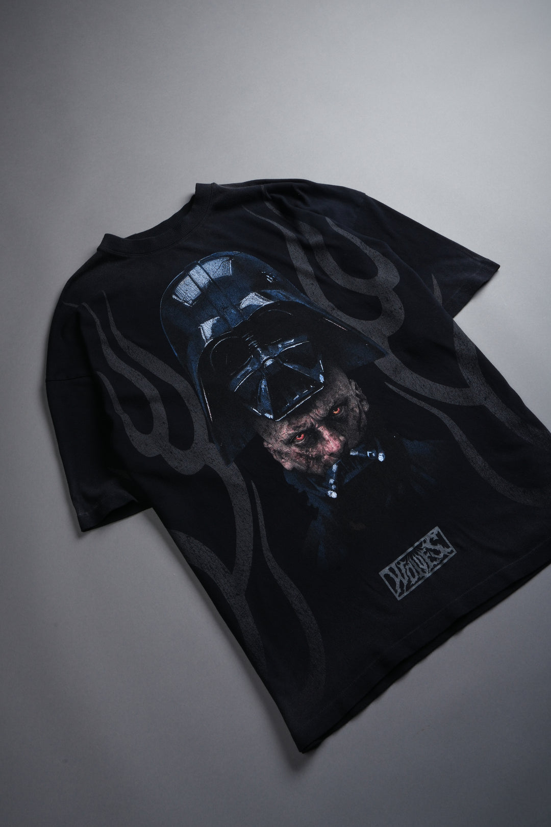 Ashes of the Dark V2 "Premium" Oversized Tee in Black Drift Wash