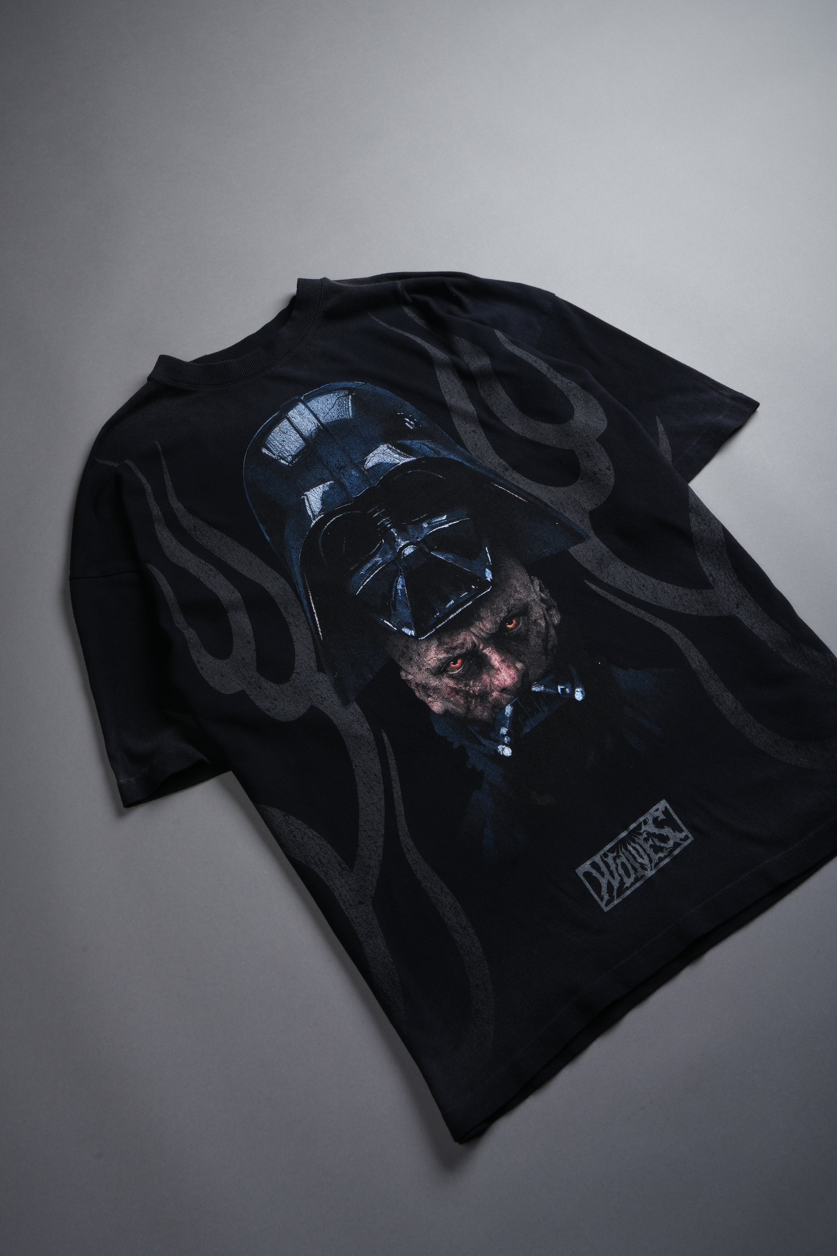 Ashes of the Dark V2 "Premium" Oversized Tee in Black Drift Wash