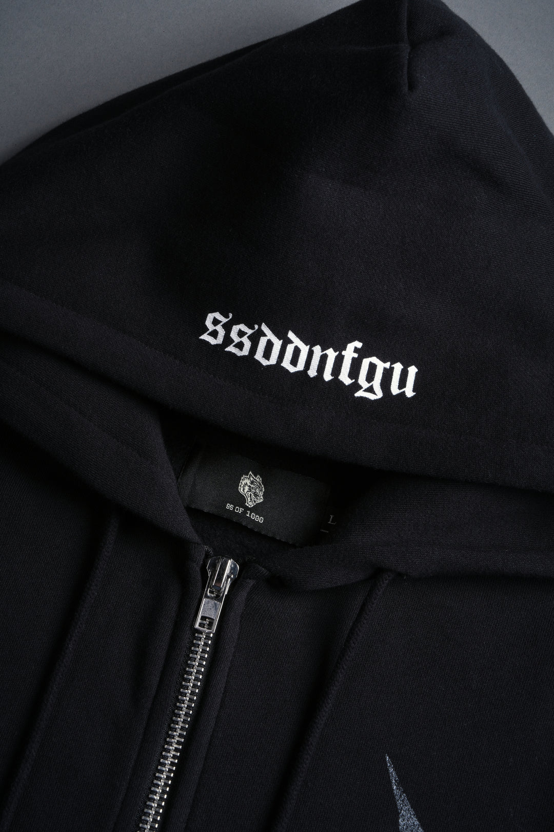 Darc Angel "Chambers" Zip Hoodie in Black