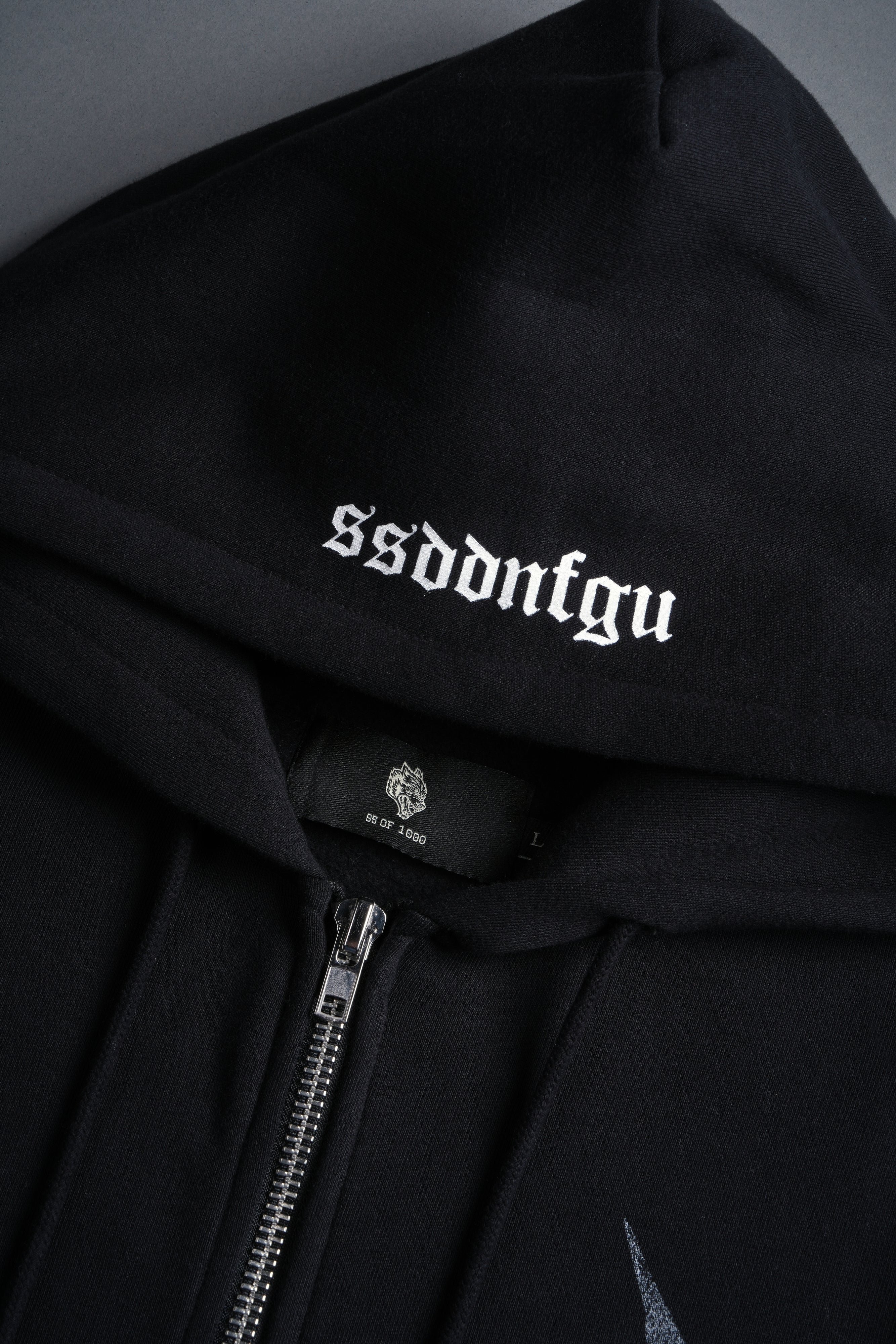 Darc Angel "Chambers" Zip Hoodie in Black